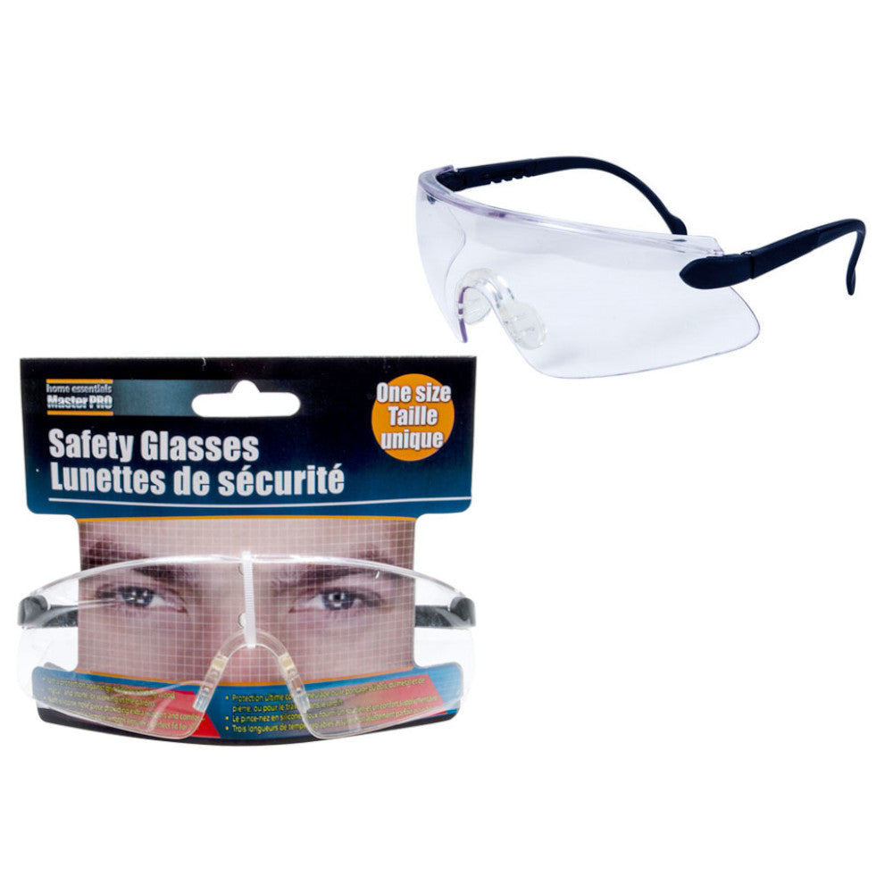 Professional Safety Glasses HOME ESSENTIALS Master Pro 73105 - Protective Eyewear for DIY, Construction & Woodworking
