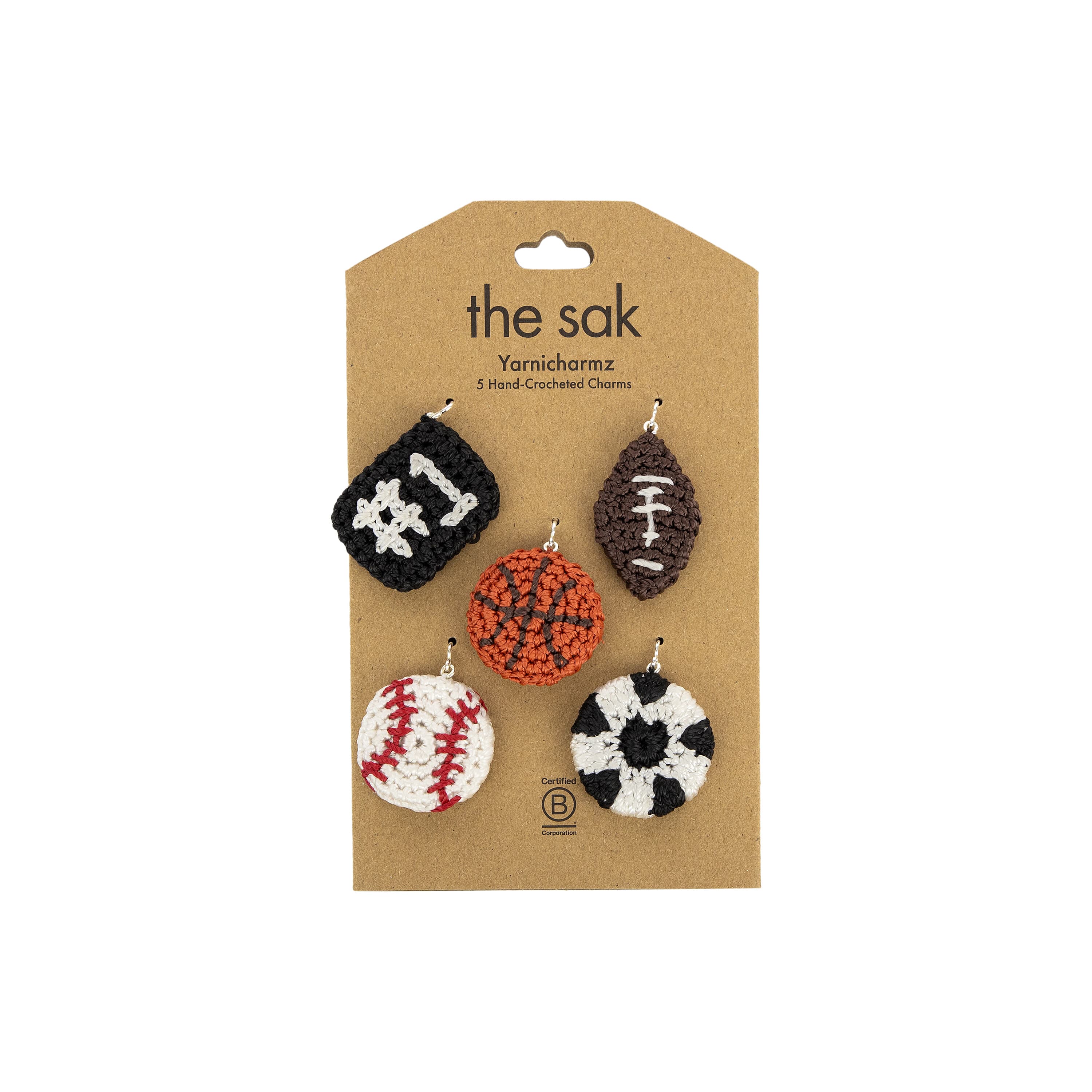 Yarnicharmz 5 Pack Hand Crochet Sports Yarn - Soft DIY Crochet Thread for Crafting, Knitting & Sports Accessories - Perfect for Making Headbands, Scrunchies & Athletic Gear