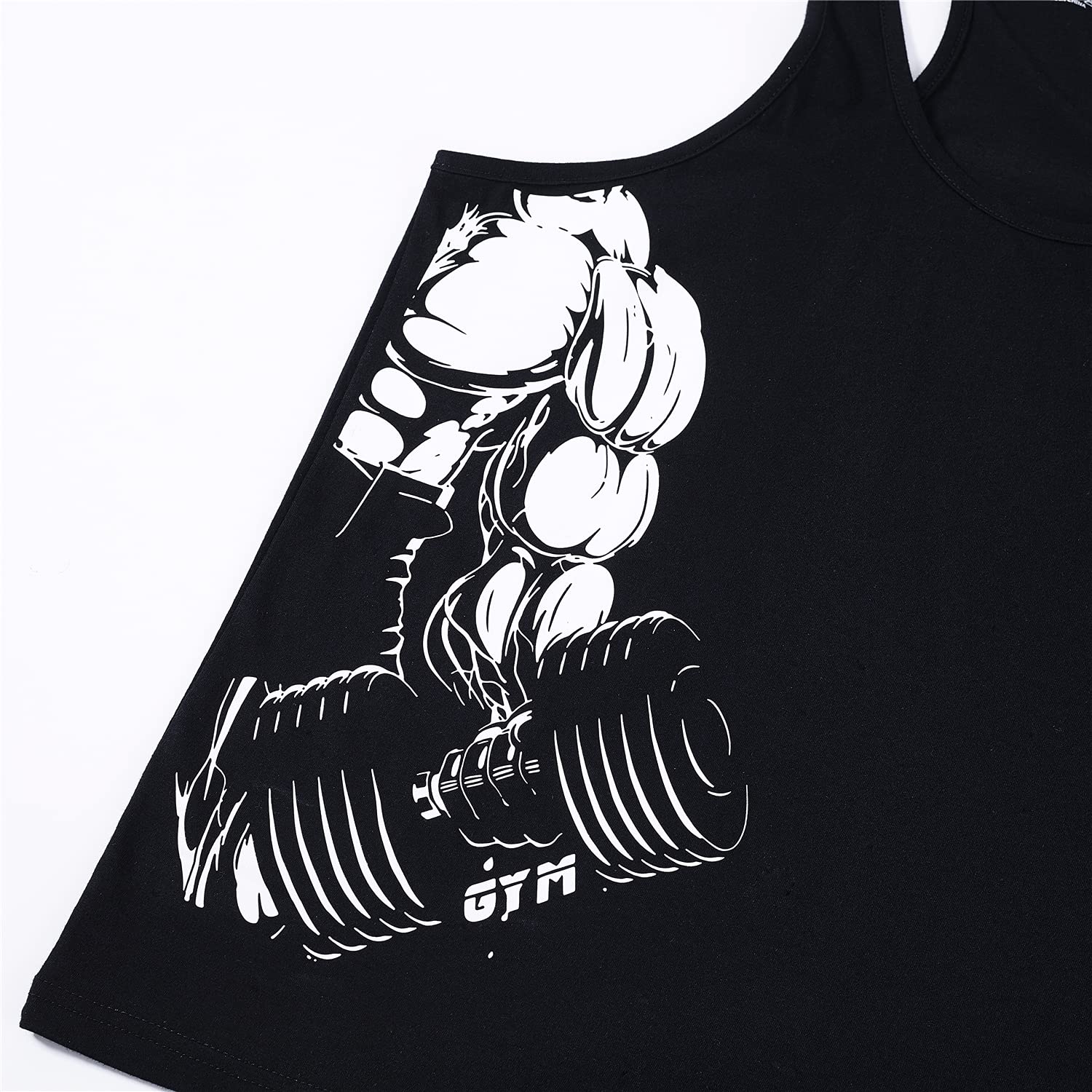 Cabeen Men's Gym Tank Top - Sleeveless Workout Shirt for Bodybuilding & Fitness - Perfect for Weightlifting, Running & Training Sessions