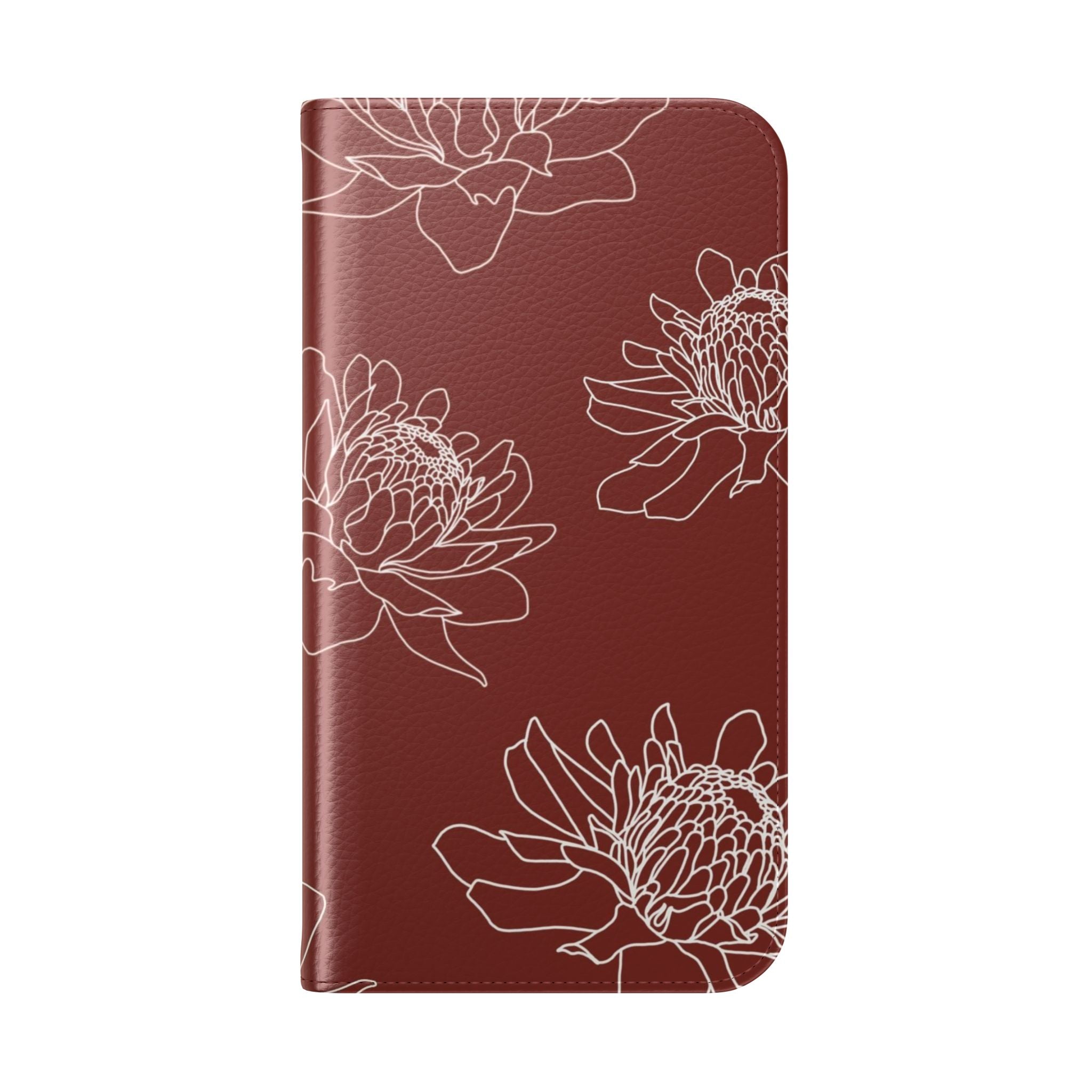 Torch Ginger Folio Case - Elegant & Durable Phone Cover for iPhone & Samsung - Perfect for Travel, Work & Everyday Use