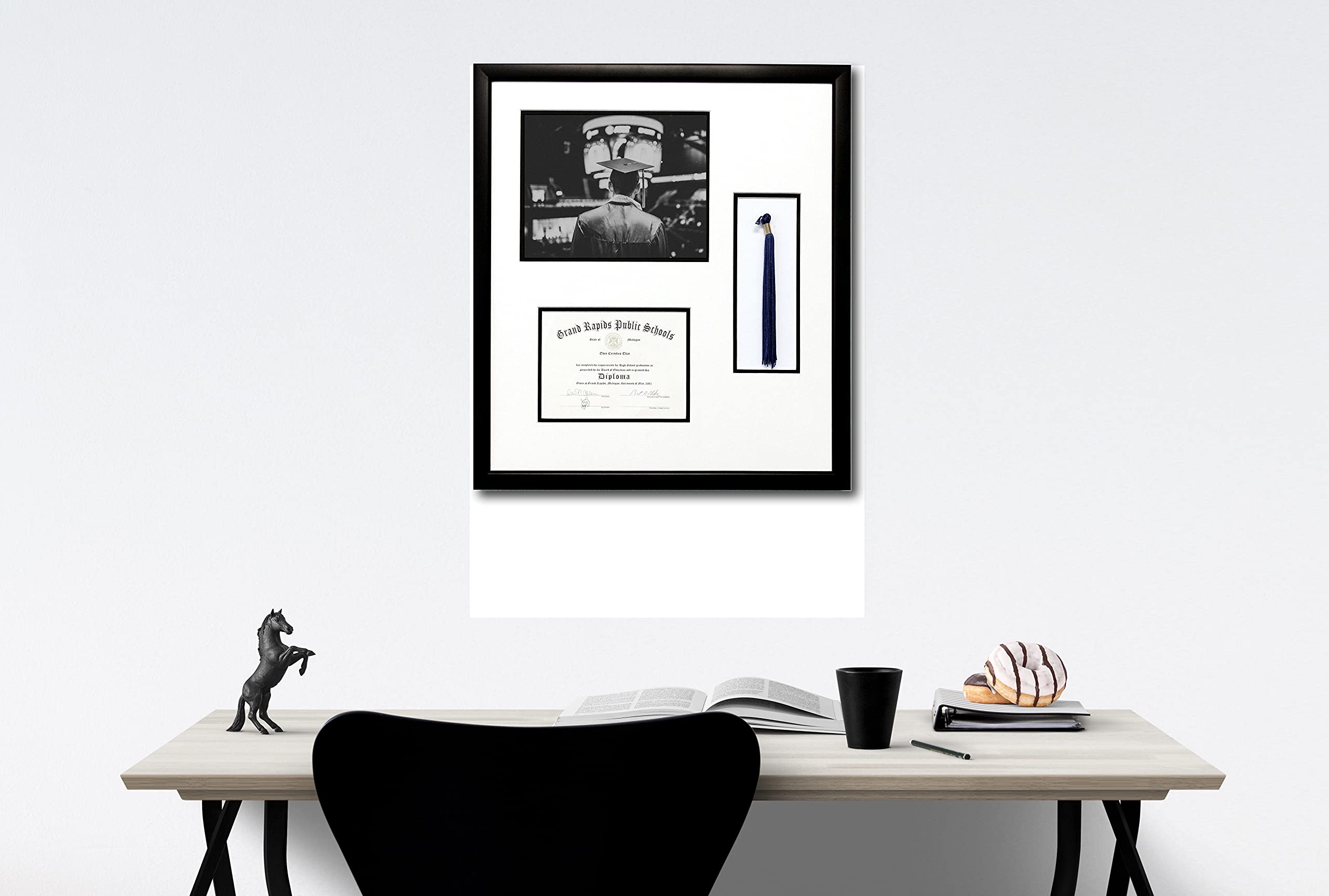 Custom 6x8 High School Graduation Certificate with Tassel - Perfect for Wall Display