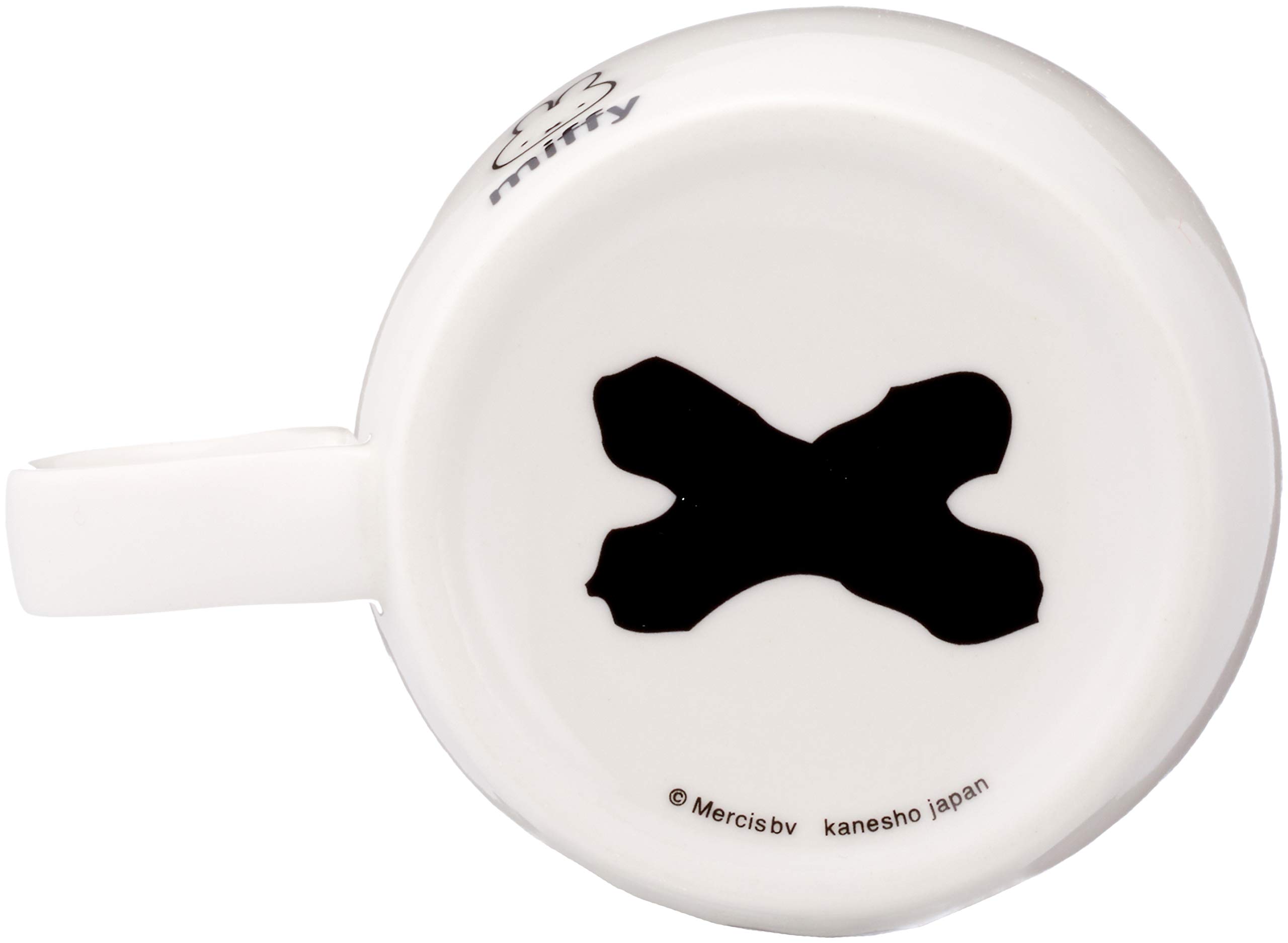 Miffy Simple Face Mug - 8.1 oz (230ml) White Ceramic Tea Cup | Microwave & Dishwasher Safe | Cute Japanese Dishware for Coffee, Tea & Hot Drinks | Perfect Gift for Kids & Anime Lovers