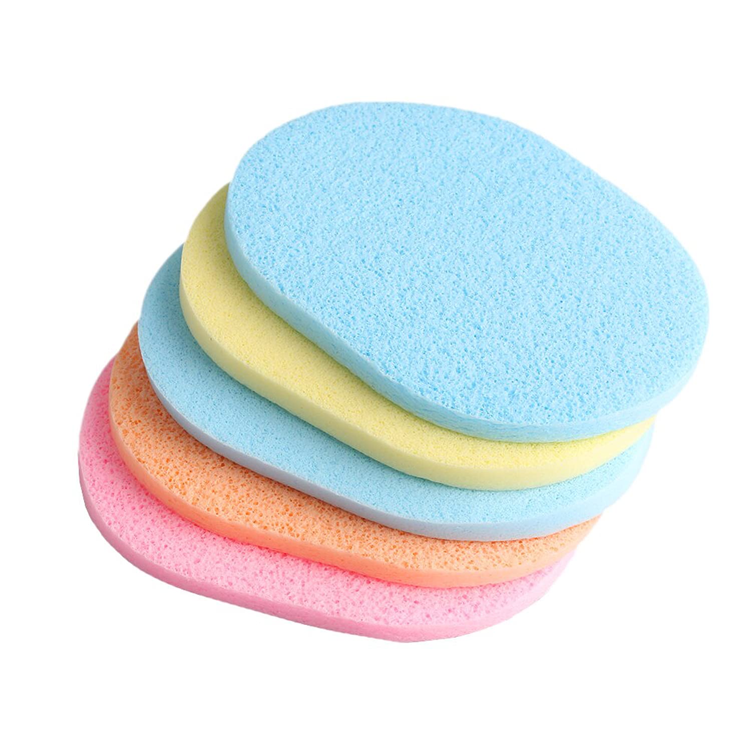 PVA Facial Cleansing Sponge - Soft & Gentle Exfoliating Puff for Deep Skin Cleaning | Perfect for Daily Face Wash & Makeup Removal