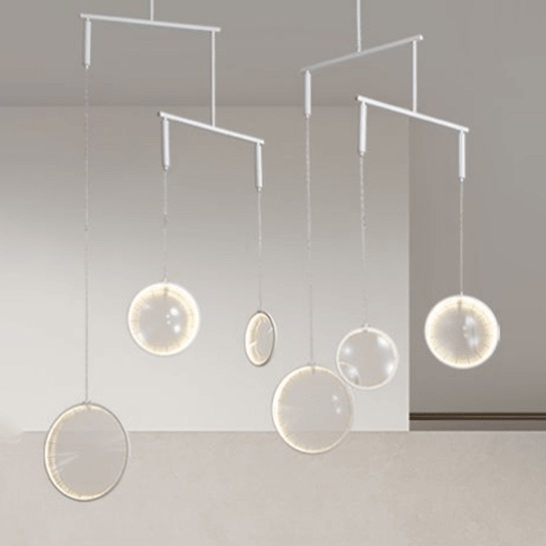 Aetheris Modern Pendant Lamp - Sleek Hanging Light Fixture for Kitchen Island, Dining Room & Bedroom Decor | Energy Efficient LED Lighting