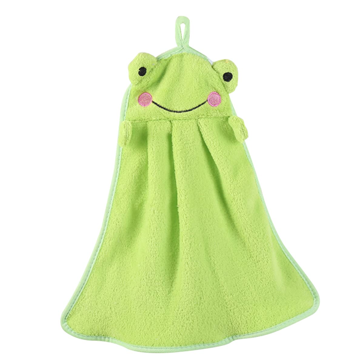 Premium Microfiber Cleaning Towels - Super Absorbent, Soft & Quick-Drying for Kitchen, Bathroom, Pets & Kids | Cartoon Animal Design Hanging Hand Towels - Ideal for Home, Office, Gym & Travel Use