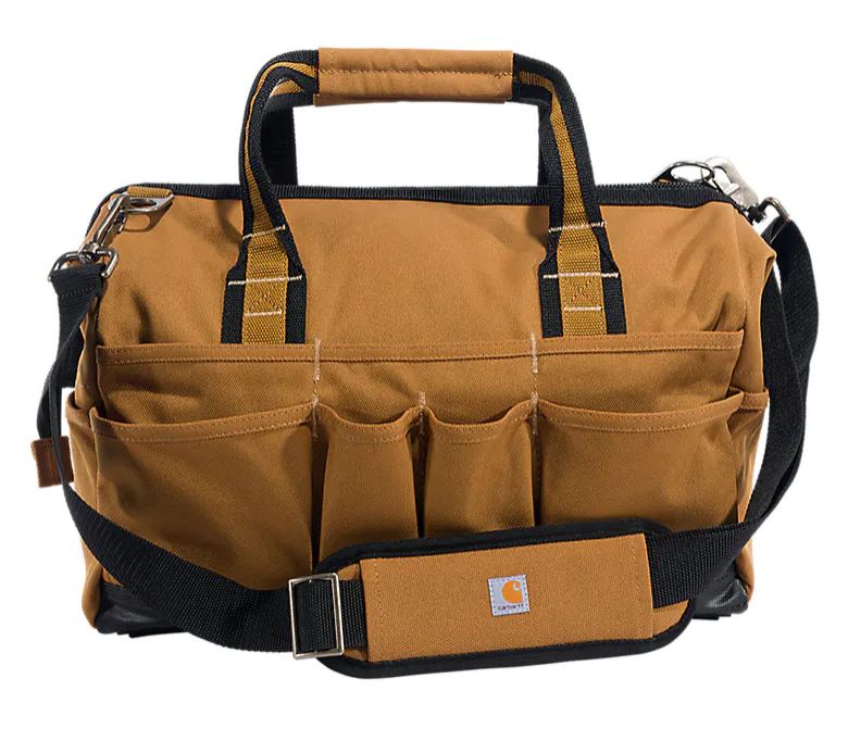 30-Pocket Heavy Duty Tool Bag with Reinforced Handles - Durable 16-Inch Organizer for Electricians, Plumbers & Contractors - Perfect for Work, Home Repairs & DIY Projects