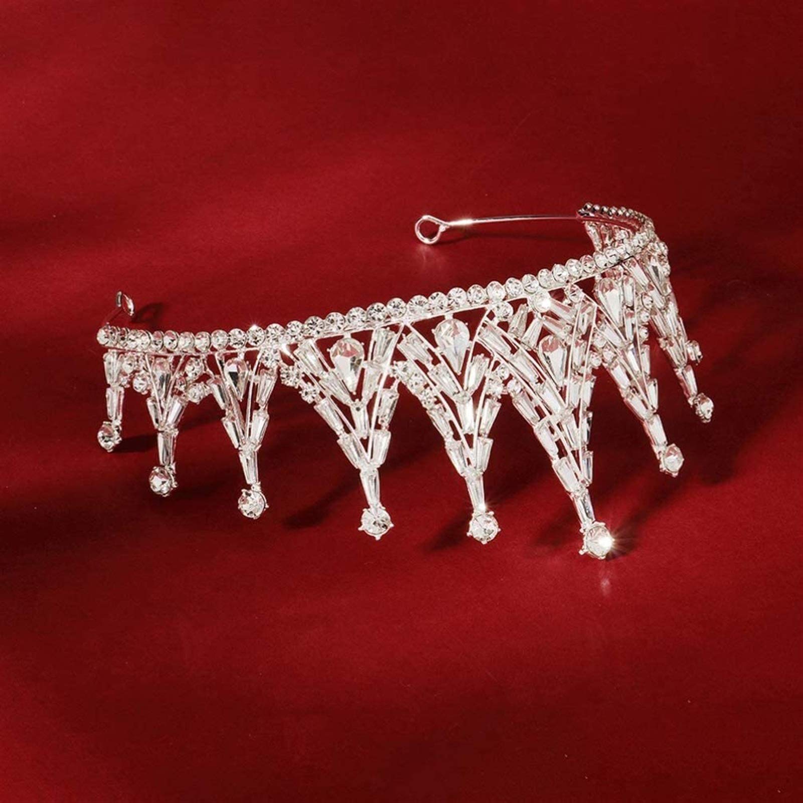 Elegant Wedding Tiara Crown for Women - Princess Bridal Headpiece for Weddings, Prom, Pageants & Royal Events | Perfect for Brides, Prom Queens & Pageant Contestants