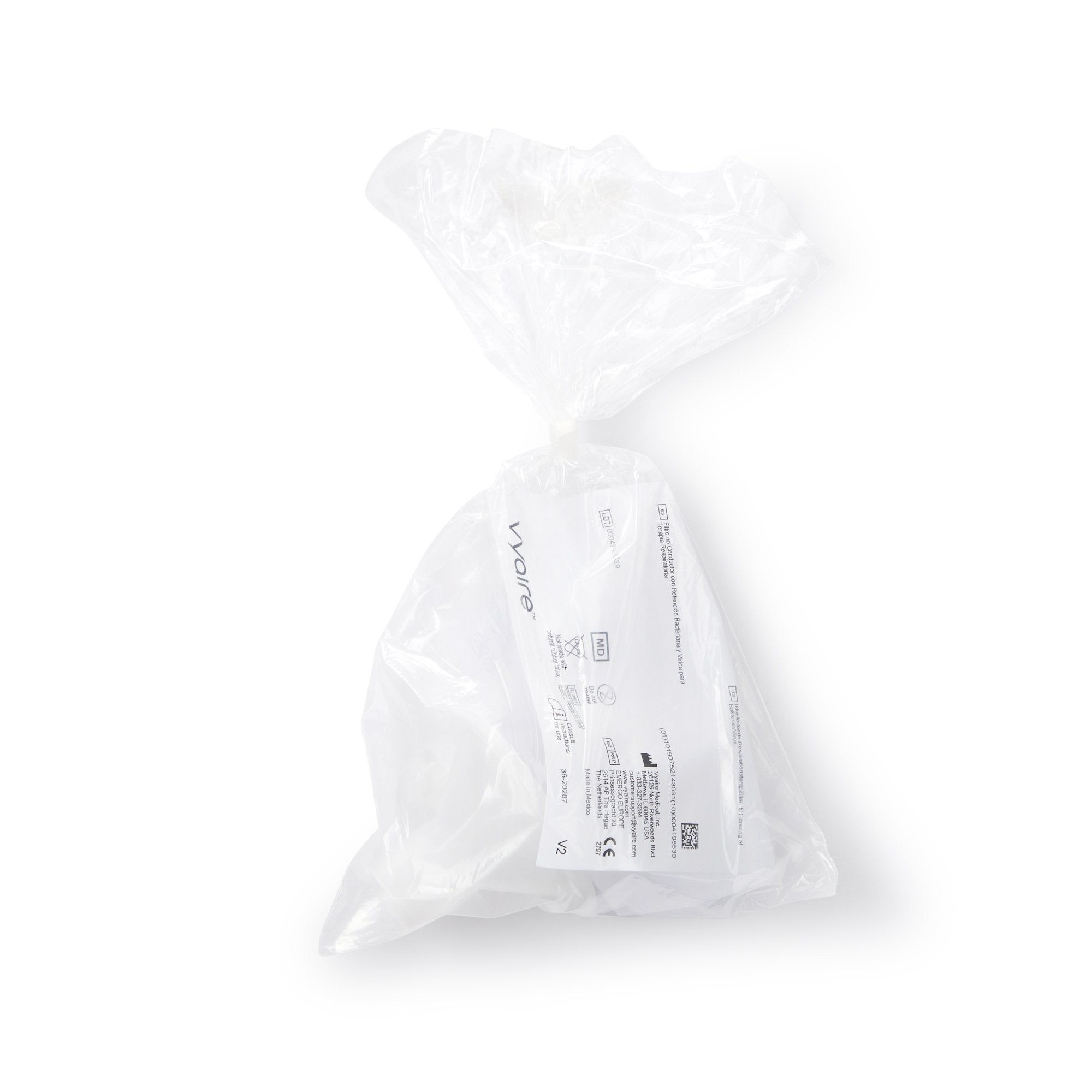 CareFusion AirLife Non-Conductive Bacterial & Viral Retentive Filter - Medical Grade Breathing Protection for Hospitals, Clinics & Home Care Use