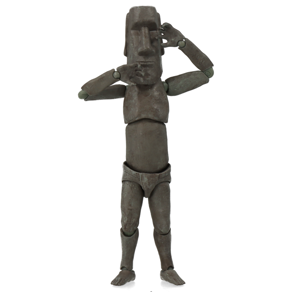 Figma Moai Statue - Table Museum Annex Replica - Collectible Miniature Figurine for Home Decor, Office Display, and Anime Enthusiasts