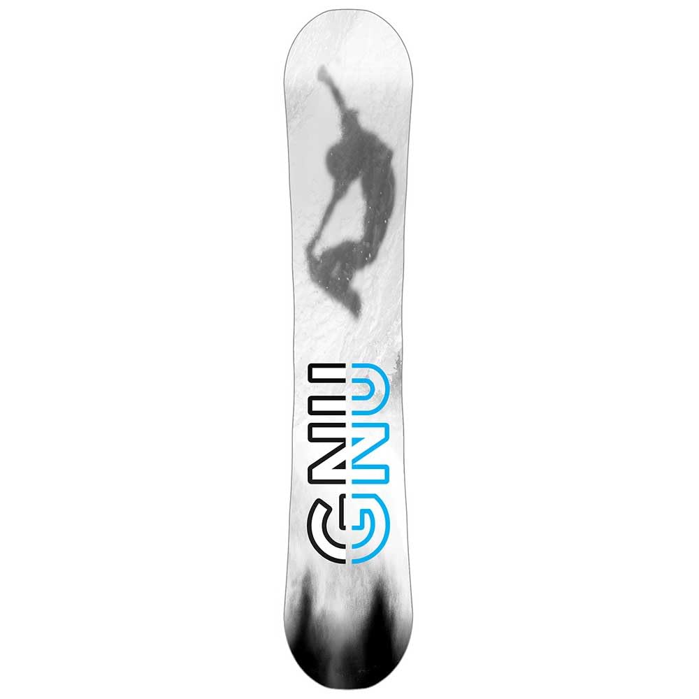 Gnu GWO Men's Snowboard - All-Mountain Freestyle Snowboard for Powder & Park Riding | Perfect for Backcountry & Resort Adventures