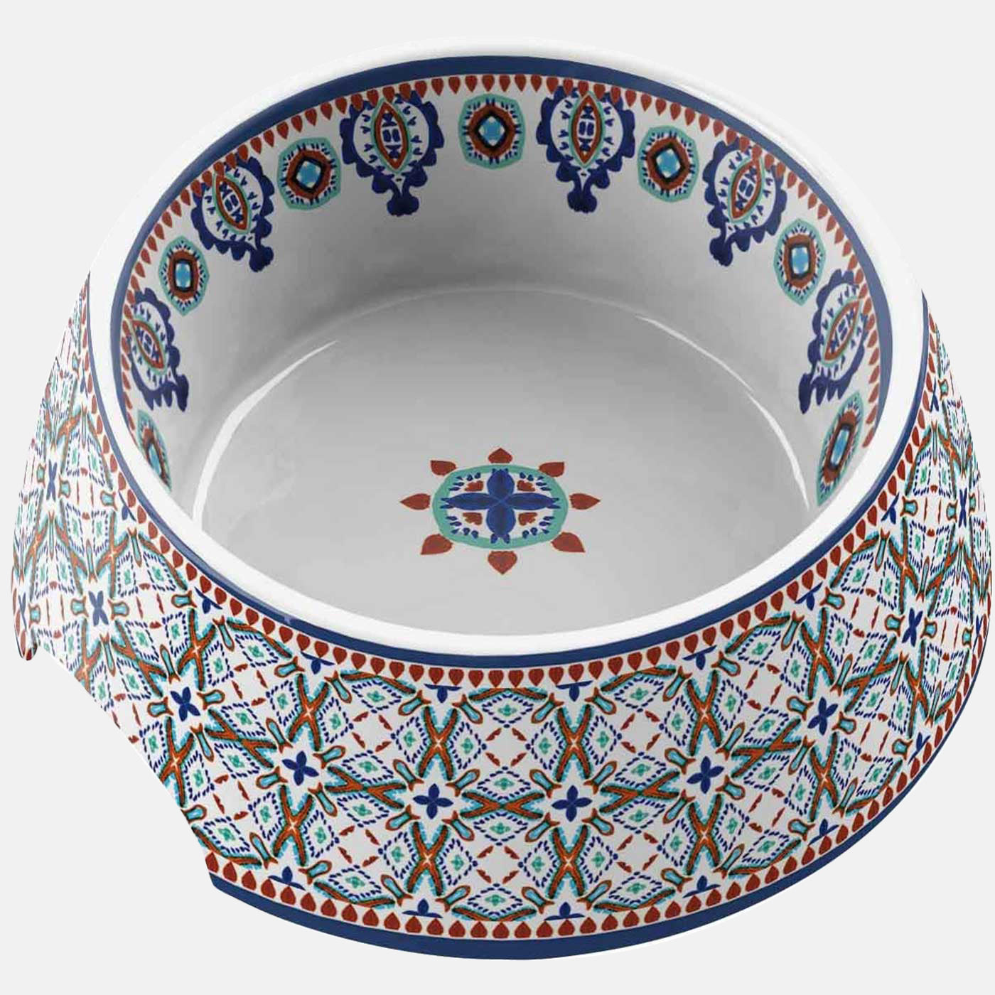 Premium Moroccan Ceramic Pet Bowls for Dogs & Cats - Handcrafted, Durable & Stylish Pet Food Dishes - Perfect for Home, Outdoor, and Travel Use