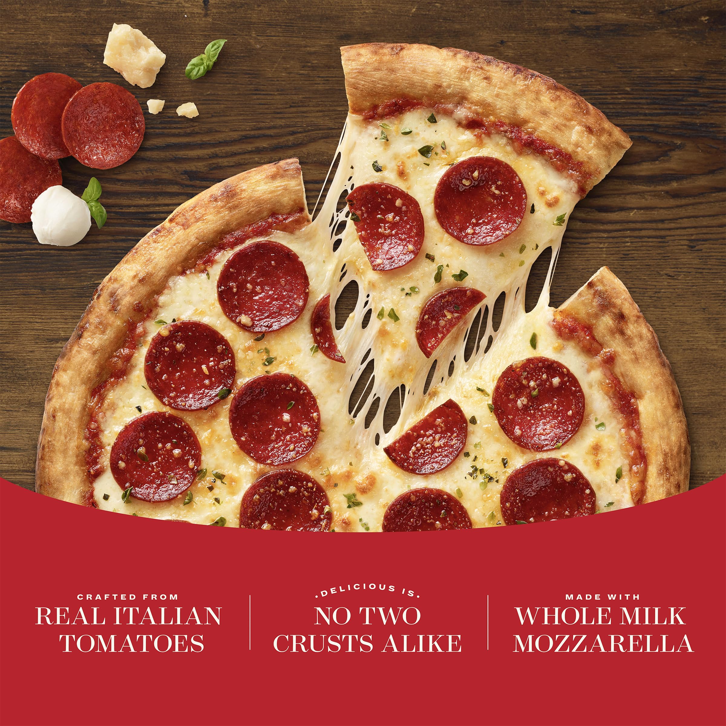 Rao's Homemade Frozen Pizza - Uncured Pepperoni, Brick Oven Crust, Premium Quality with Fresh Shredded Whole Milk Mozzarella Cheese | Perfect for Family Dinners, Game Nights & Quick Meals