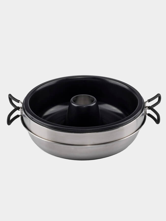 Petromax Dimego 2 Liter Camping Oven Pot - Stainless Steel Dutch Oven for Outdoor Cooking, Baking & Campfire Meals | Perfect for Camping, Backpacking & Picnics