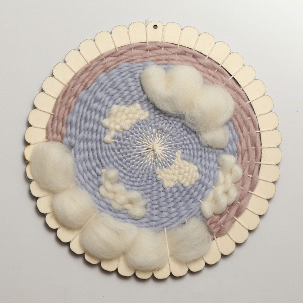 Medium Circular Weaving Loom Kit for DIY Yarn Crafts - Perfect for Macrame, Wall Hangings & Fiber Art Projects (12 inch)