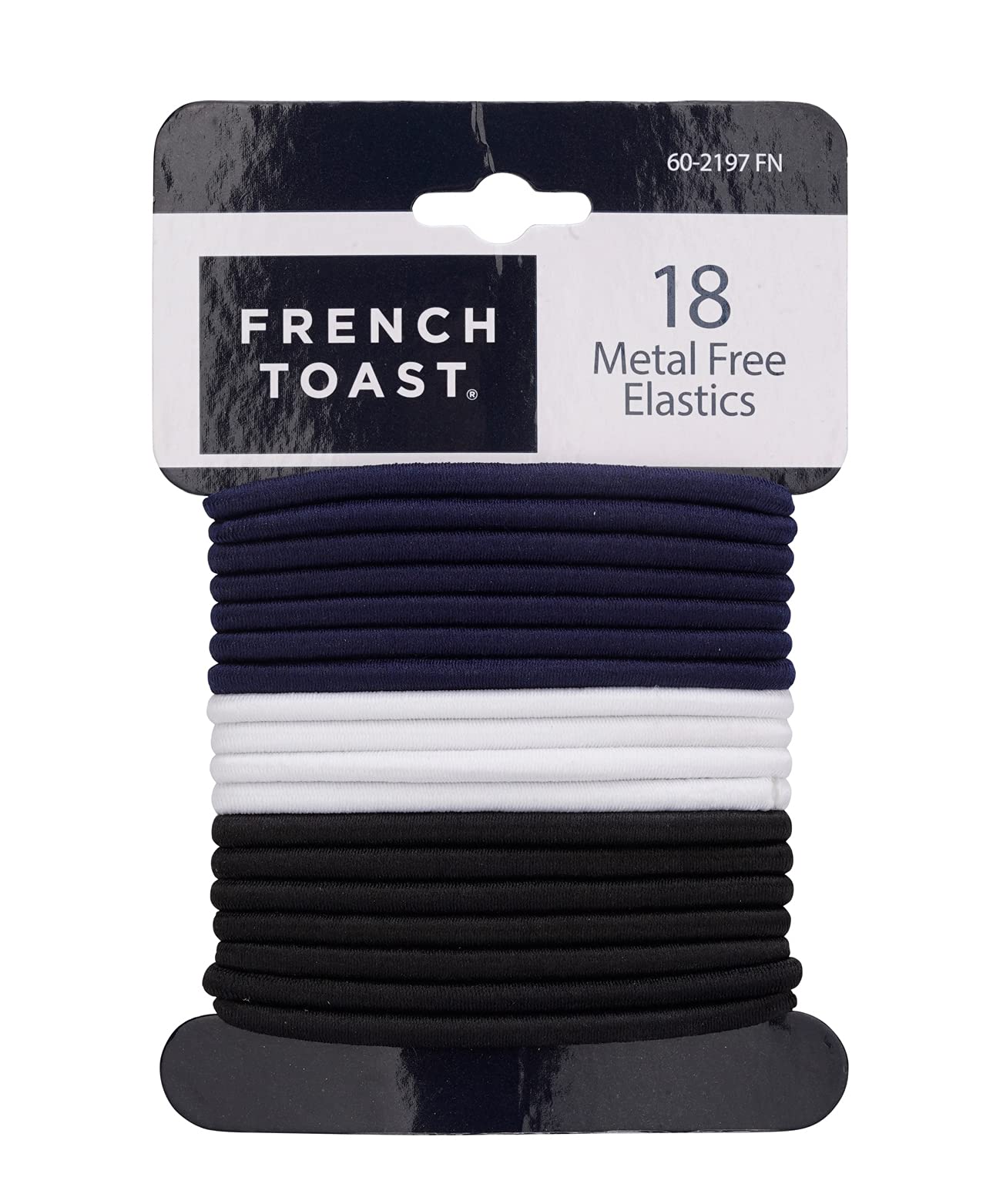 French Toast Kid's School Uniform Hair Accessories Set - Navy Blue & White Headbands & Hair Clips - Perfect for School Days, Picture Day & Special Occasions