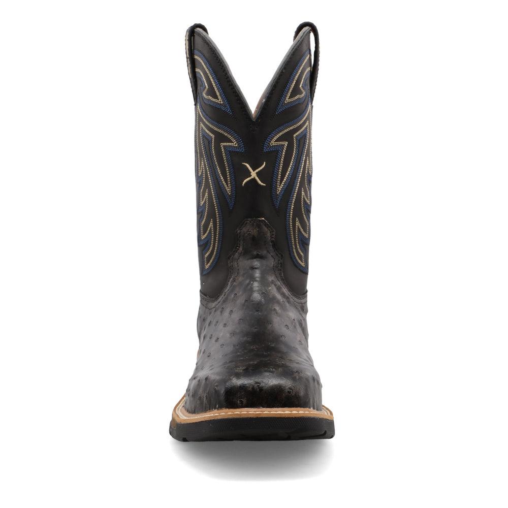 Men's Western Work Boots - Durable Leather Cowboy Boots for Men - Comfortable & Stylish for Ranch Work, Riding & Outdoor Activities