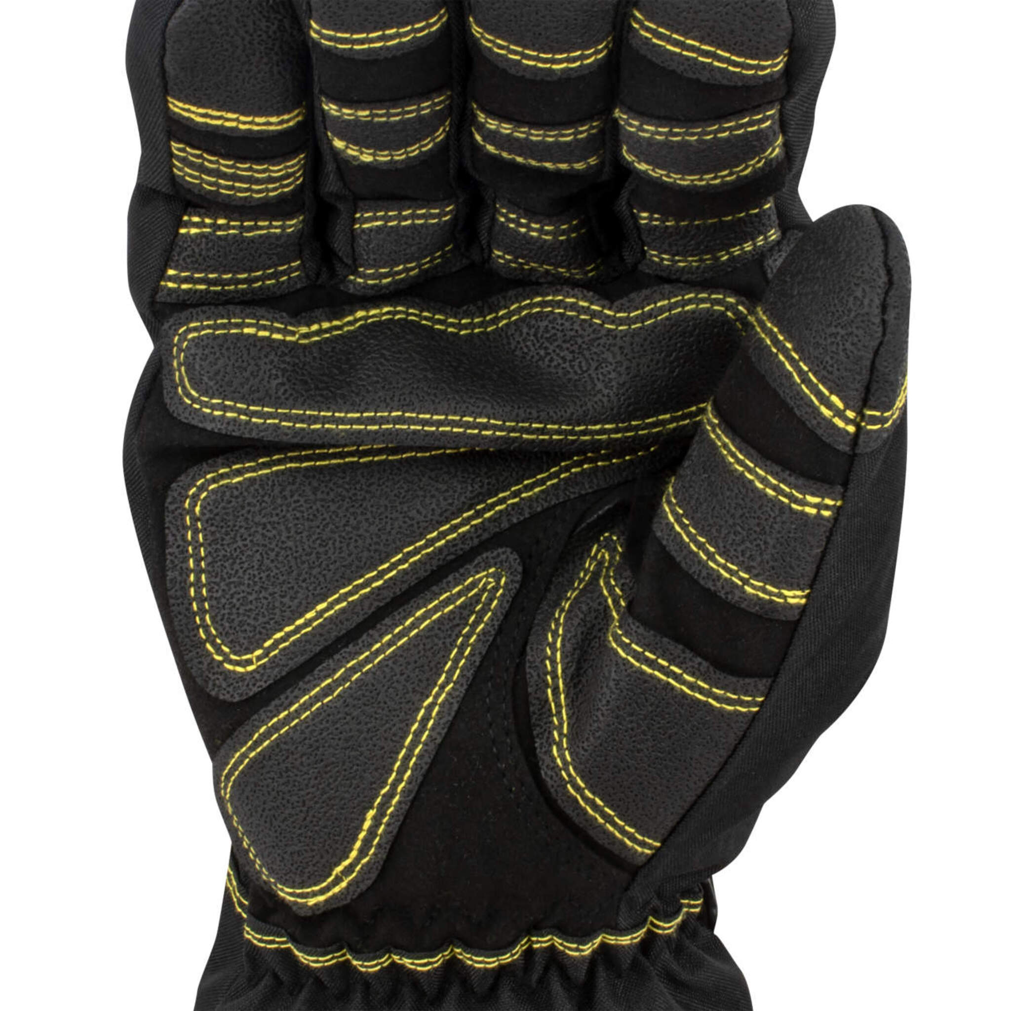 DeWalt DPG750 100G Insulated Waterproof Extreme Cold Weather Work Gloves – Windproof Quad Layer Protection, PU Coated Palm, Extended Gauntlet Cuff for Construction, Outdoor Work & Winter Activities