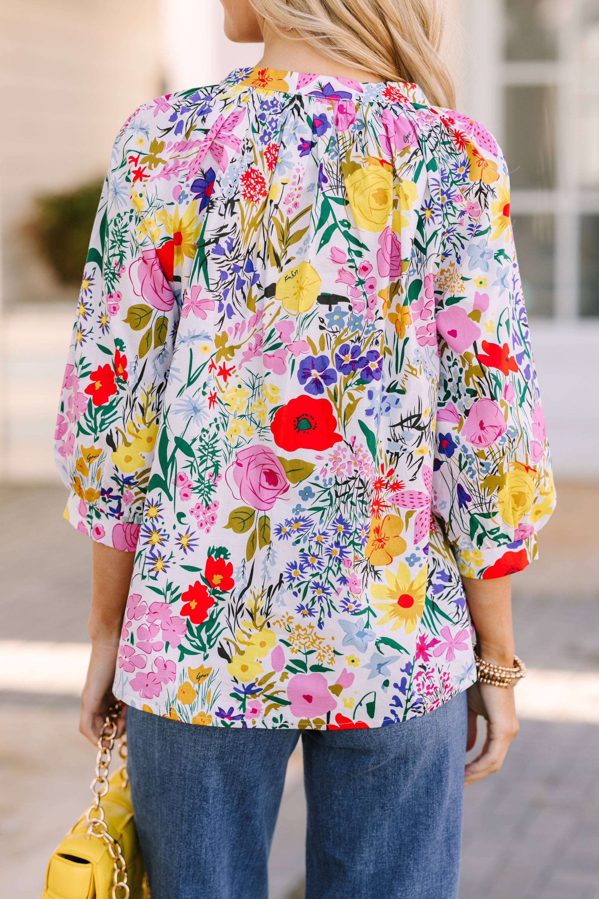 All In Your Head Blouse - Women's Stylish Casual Top for Work & Date Night | Trendy Fashion Blouse for Everyday Wear