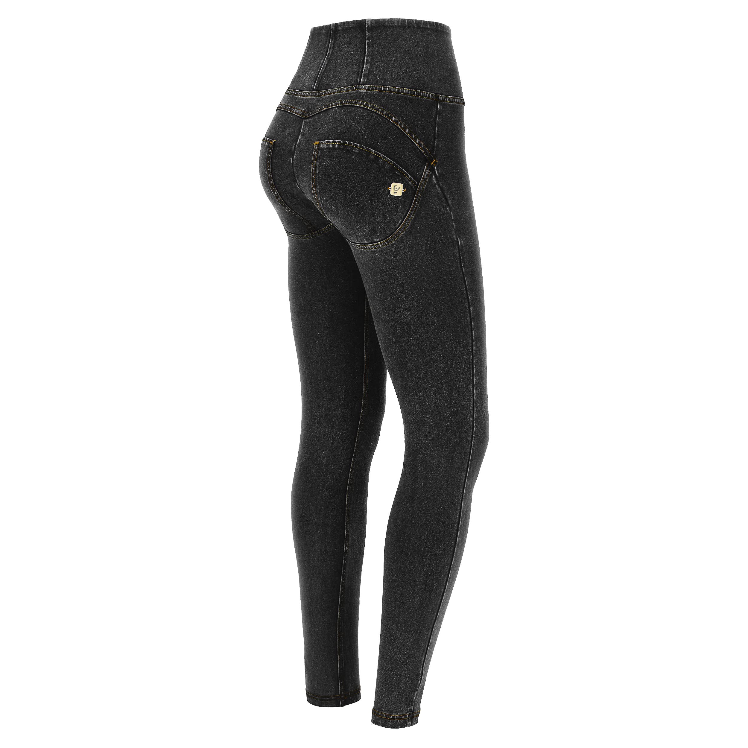 FREDDY WR.UP Women's Denim Butt Lifting Jeans - High Waist Stretchy Shaping Pants | Slimming Full Length Travel Jeans for Casual Wear & Night Out
