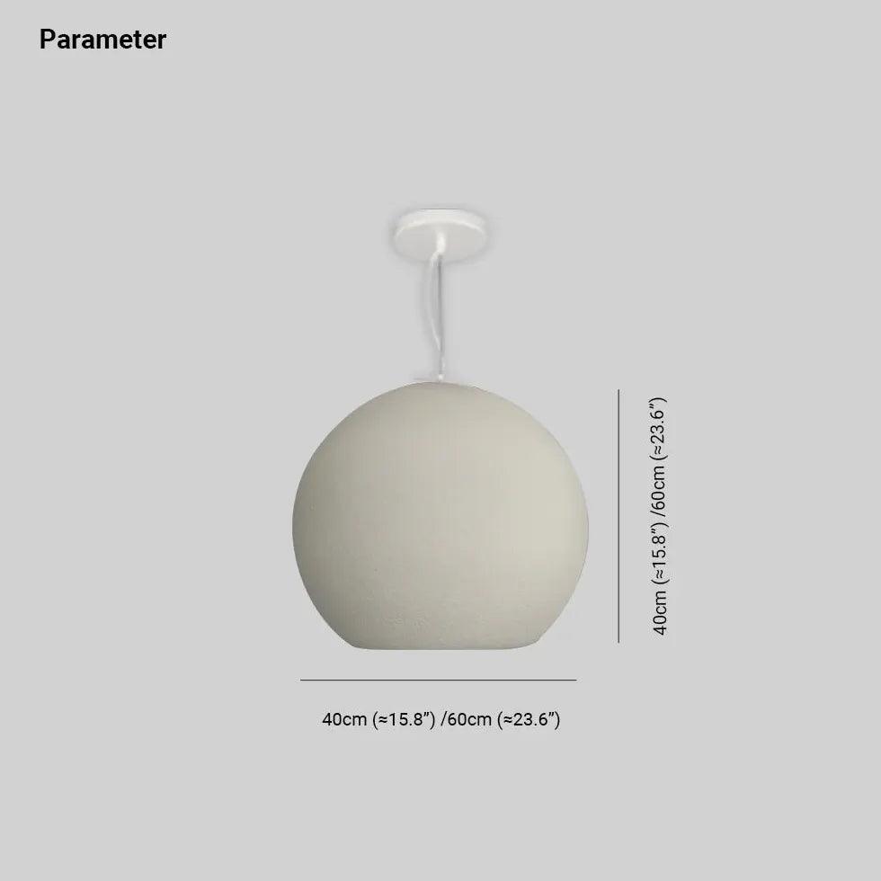 Modern Spherical Minimalist Pendant Light for Bedroom - Stylish Ceiling Lighting Fixture for Bedroom, Living Room & Dining Room Decor