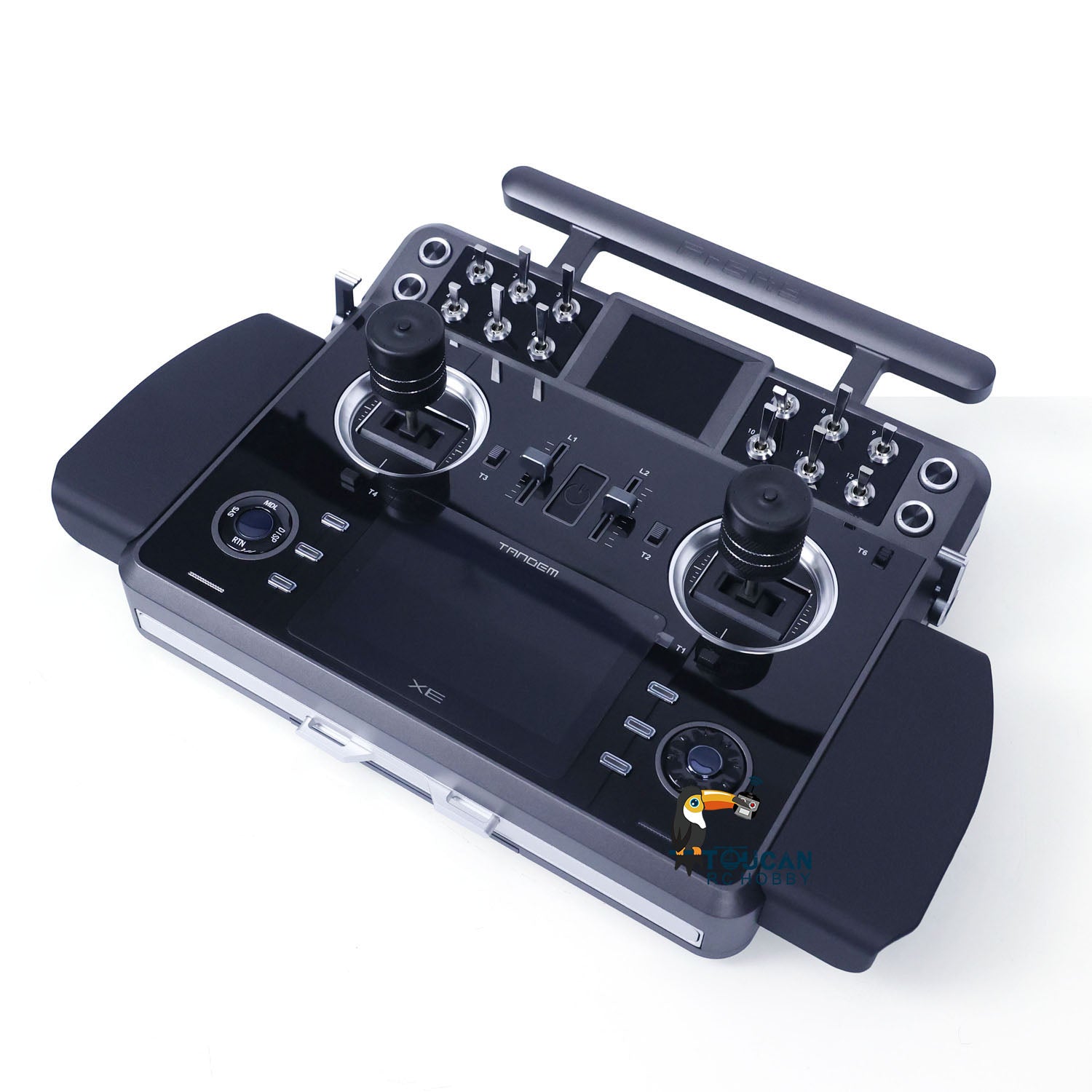 FrSky Tandem XE 24-Channel RC Transmitter with 3D Gimbal & 4000mAh Battery - Remote Control for RC Boats, Trucks, Airplanes - Perfect for FPV Racing, Aerial Photography & RC Hobbyists