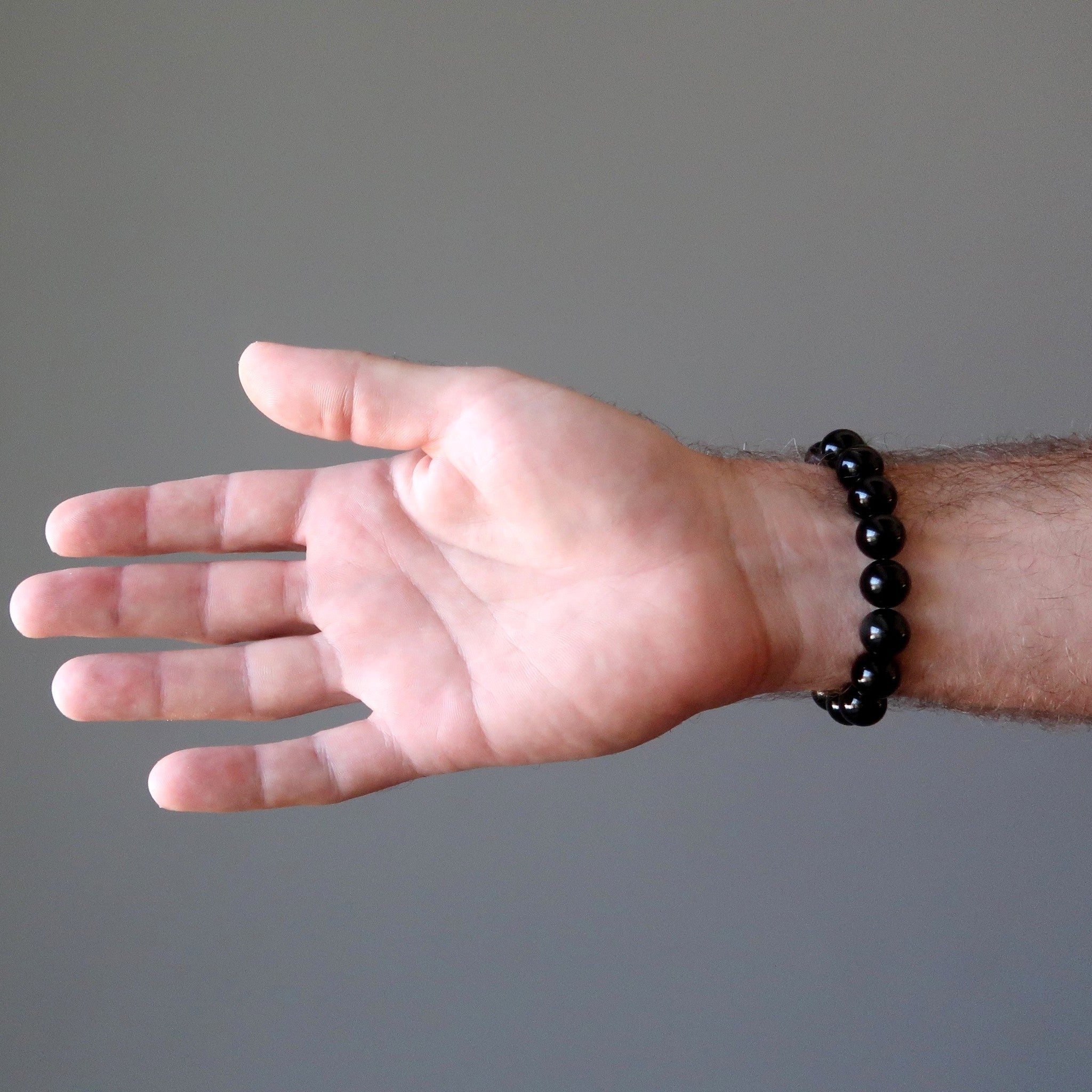Black Obsidian Bracelet for Protection & Positive Energy - Spiritual Healing Jewelry for Stress Relief, Meditation & Chakra Balancing - Perfect for Yoga, Reiki & Daily Wear