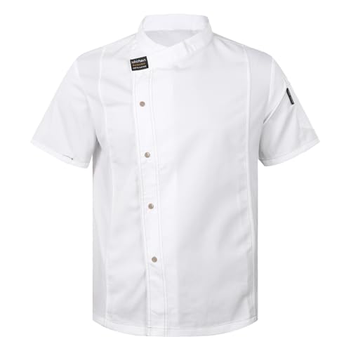 6816#white Short Sleeve