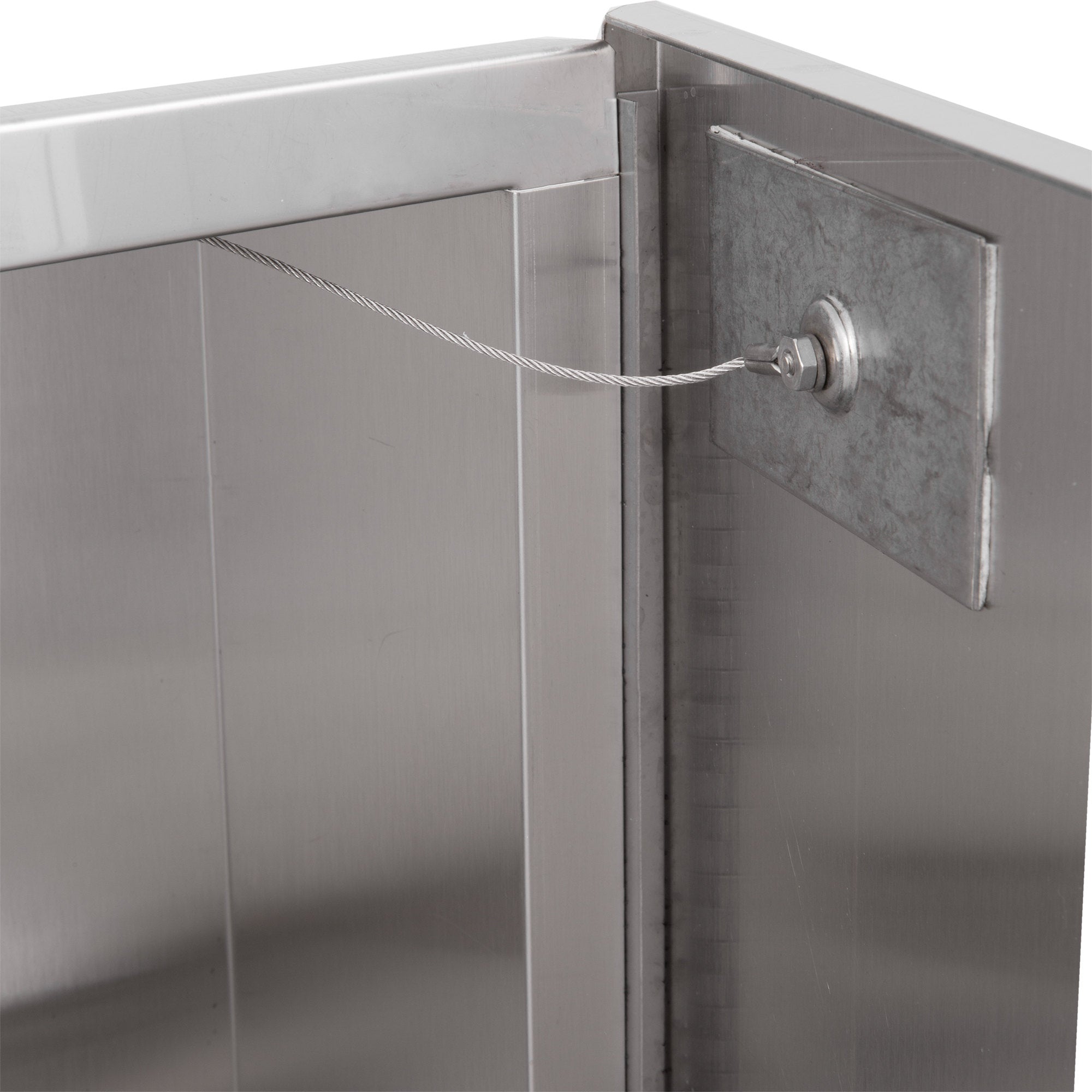 Bobrick B36903 TrimLine Series Recessed Paper Towel Dispenser & Waste Receptacle - Satin Finish for Restrooms, Offices & Commercial Spaces