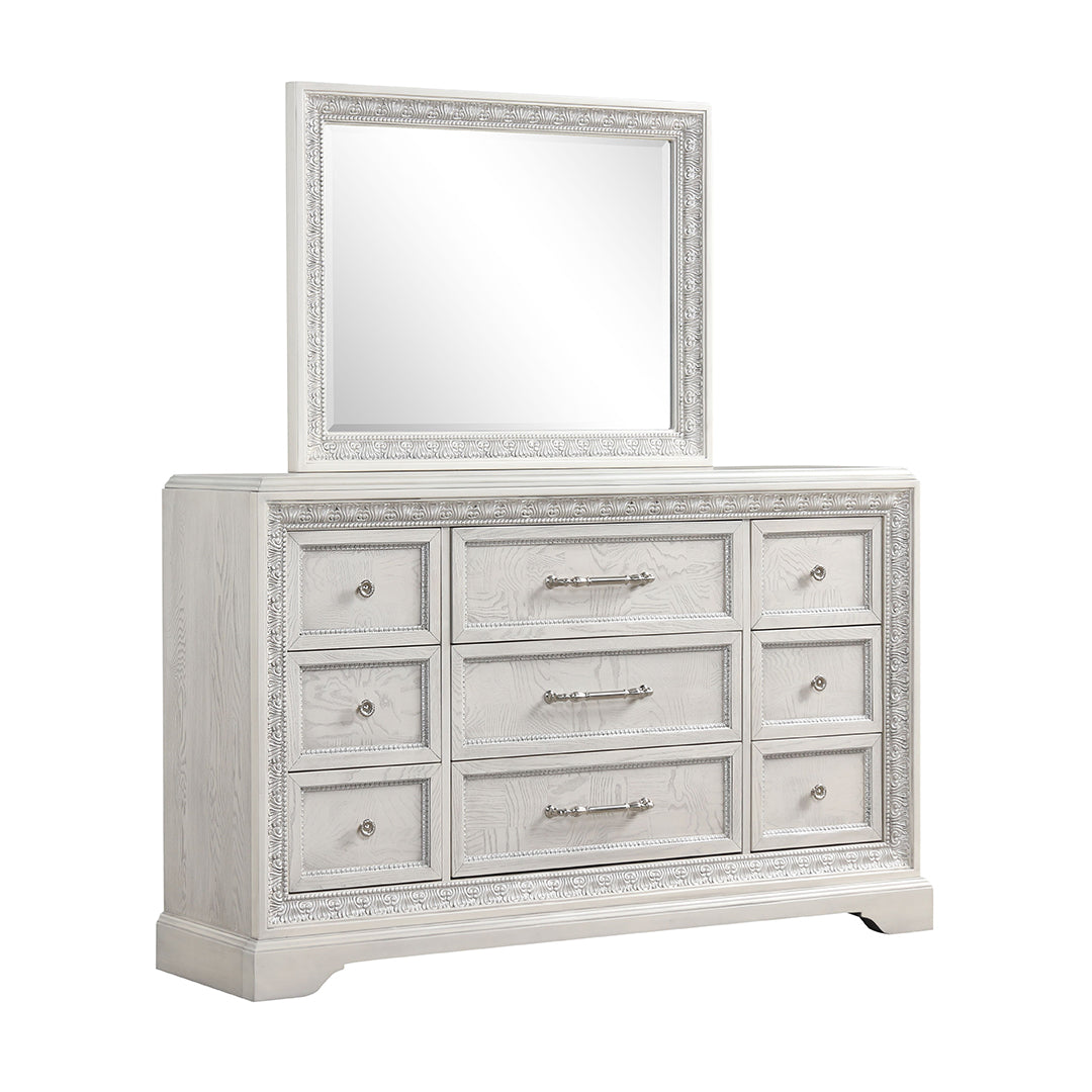 Stylish Maya Dresser - Modern Wooden Chest of Drawers for Bedroom & Living Room Storage | Perfect for Organizing Clothes, Accessories & Home Decor