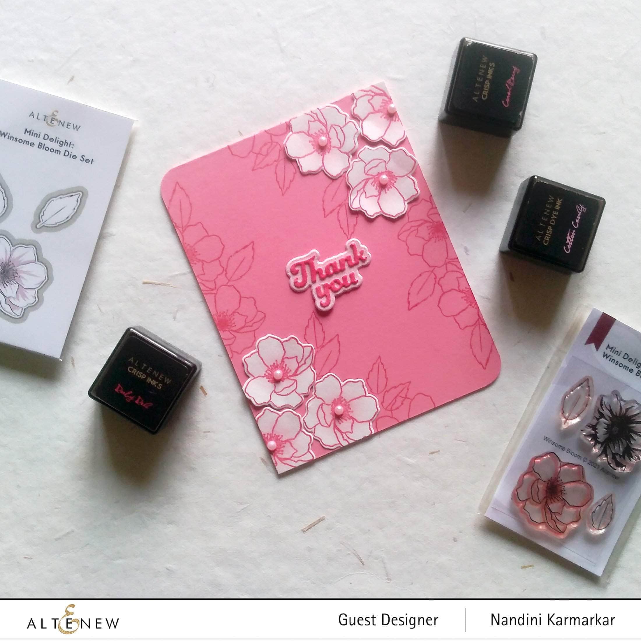 Mini Delight: Winsome Bloom Stamp & Die Set for Card Making, Scrapbooking & DIY Crafts - Perfect for Handmade Greeting Cards, Journals & Paper Projects