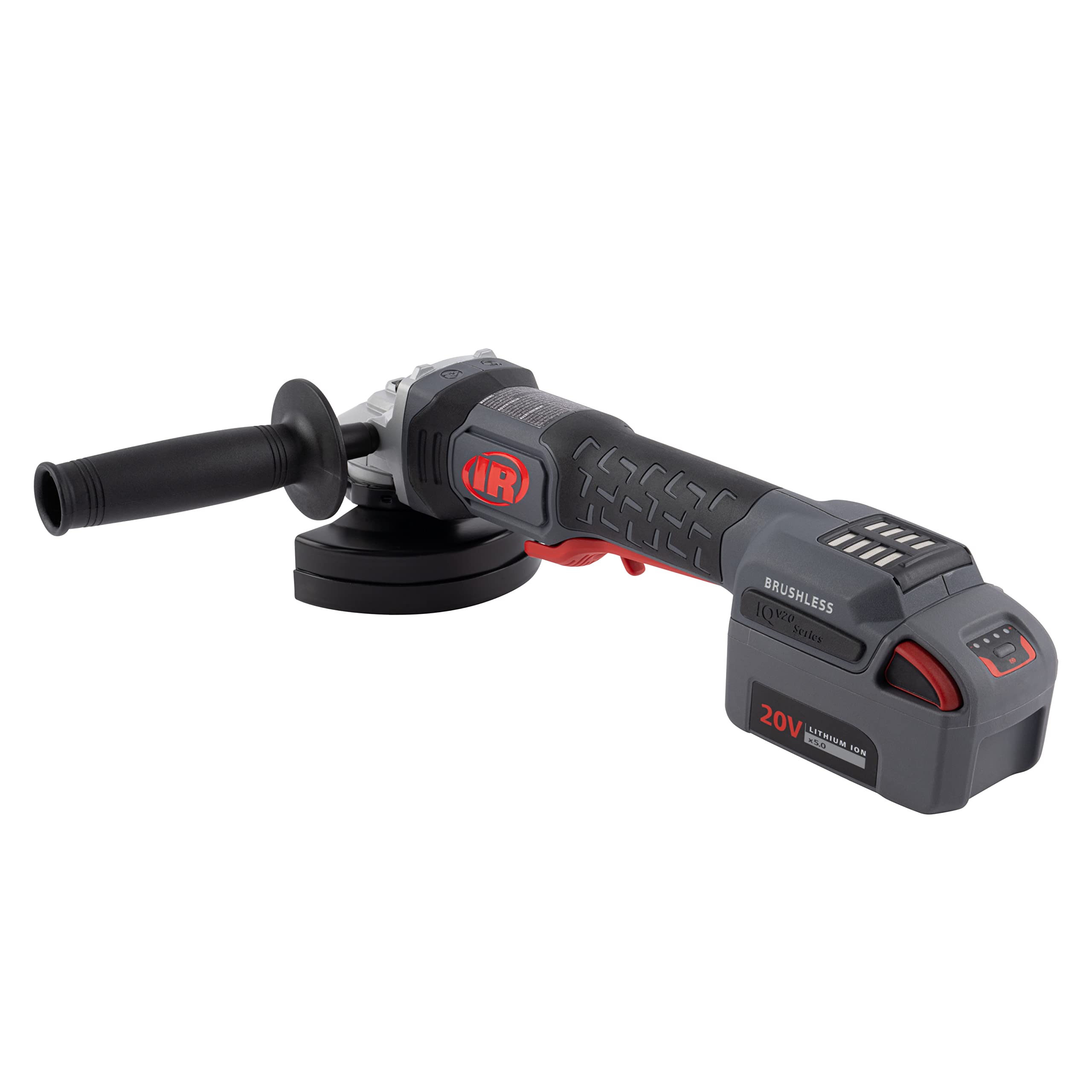 Ingersoll Rand G5351-K22 20V Cordless Angle Grinder & Cut-off Tool with 2 Batteries - 8000 RPM, 1HP Power, 4.5