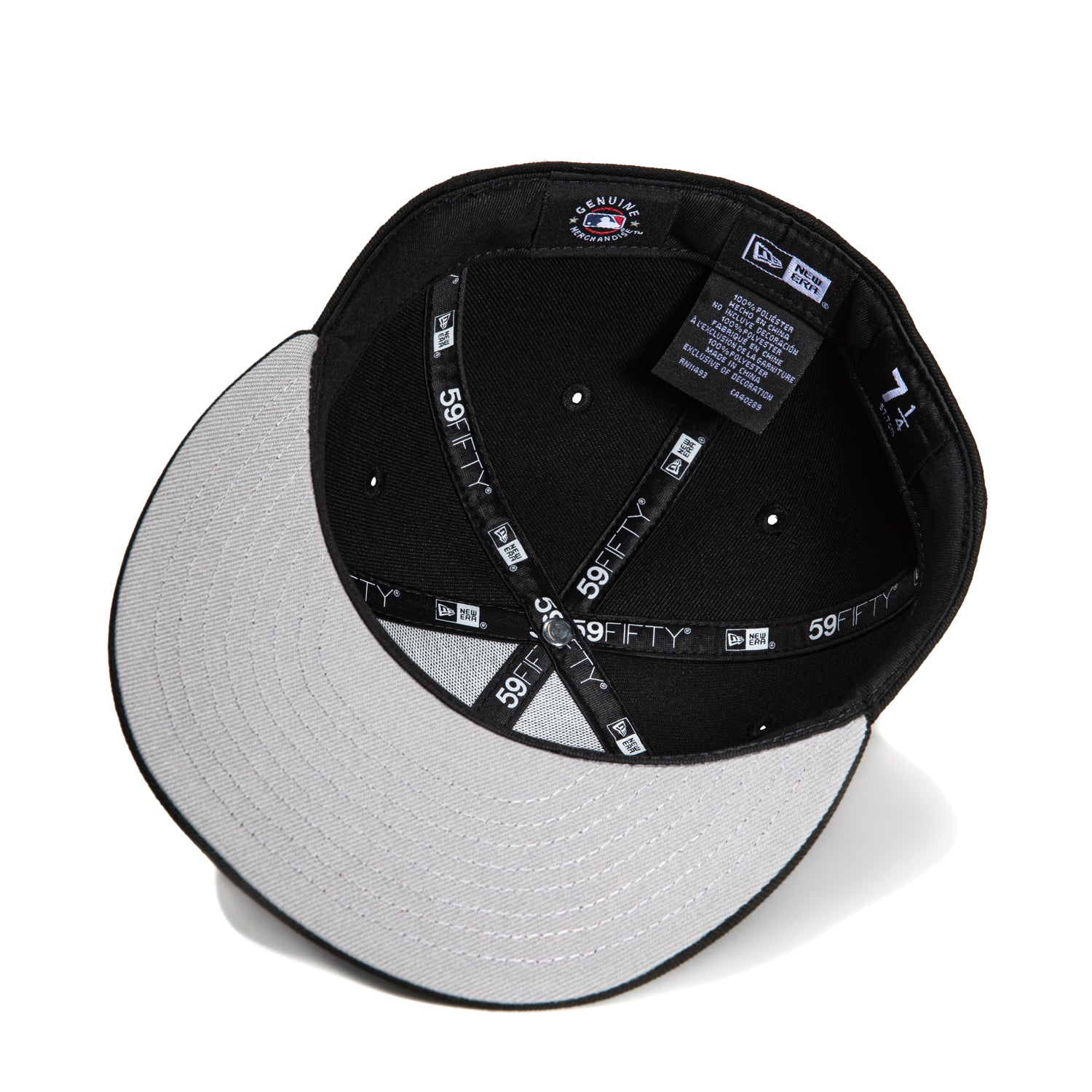 New Era 59Fifty Los Angeles Dodgers Upside Down Snapback Hat - Black & White Adjustable Baseball Cap for Men & Women - Perfect for Games, Streetwear & Sports Fan Fashion
