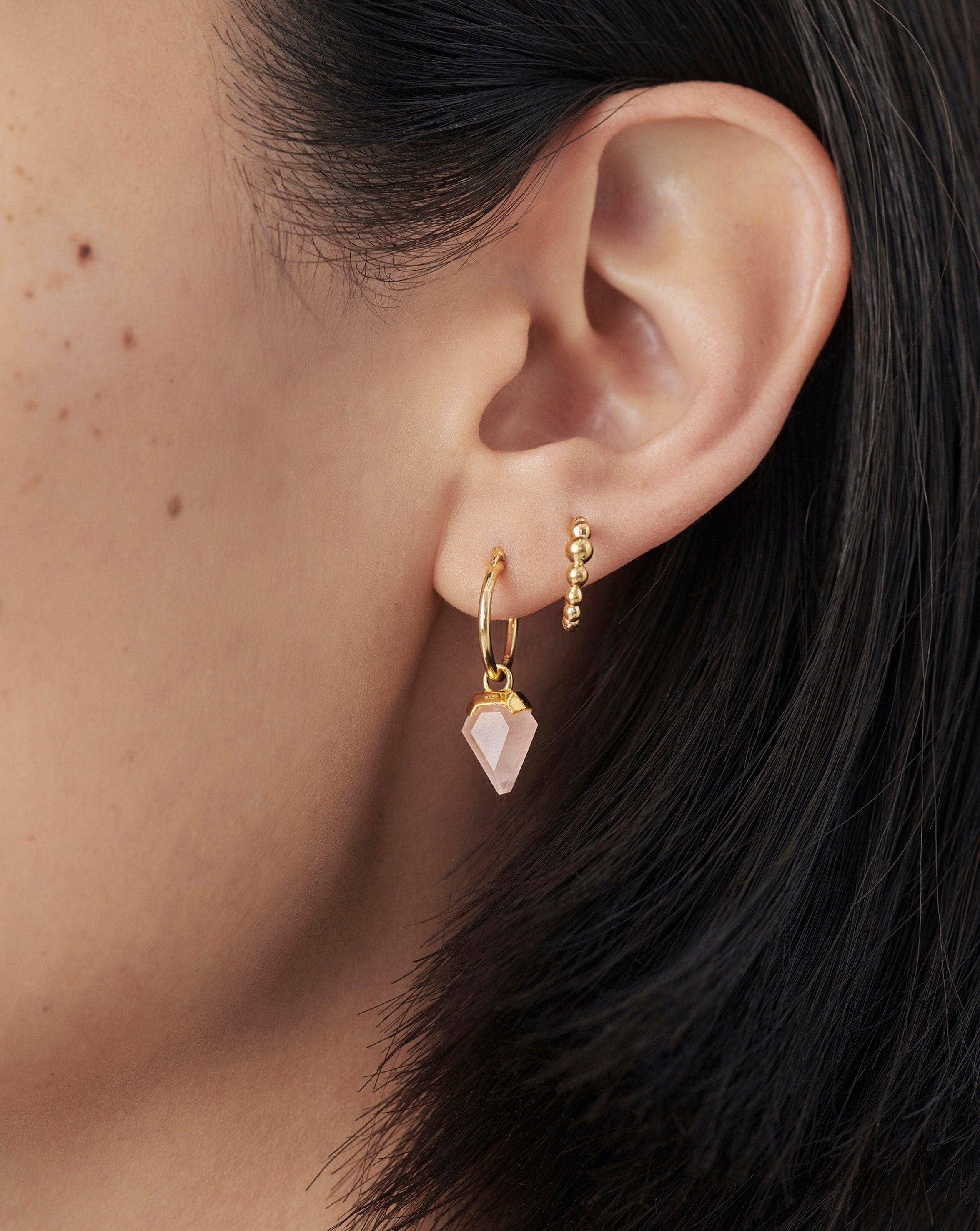 Mini Shield Hoop Earrings - Sterling Silver Small Shield Stud Earrings for Women, Trendy Minimalist Jewelry Gift for Everyday Wear, Date Night & Office Style