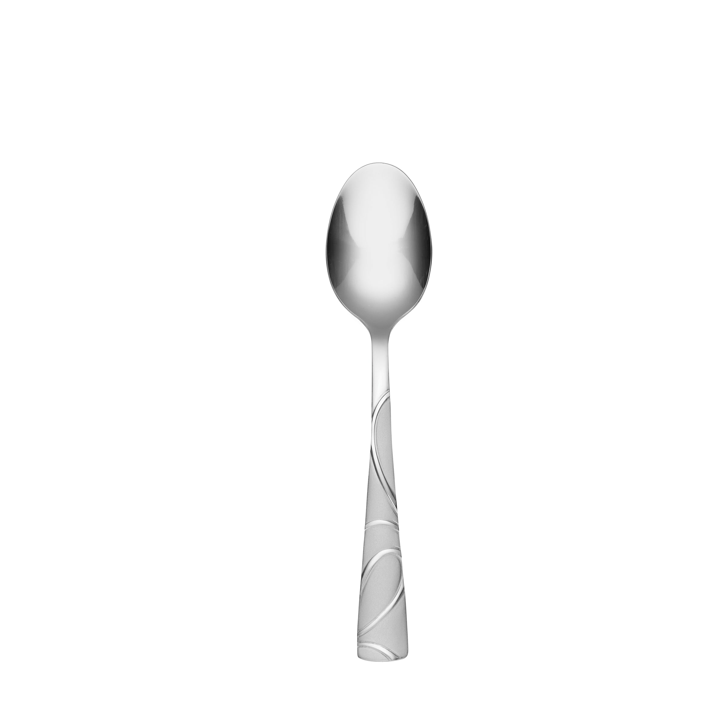 Premium Stainless Steel Sasha Sand Teaspoons - Set of 6 for Coffee, Tea, Desserts & Kitchen Use