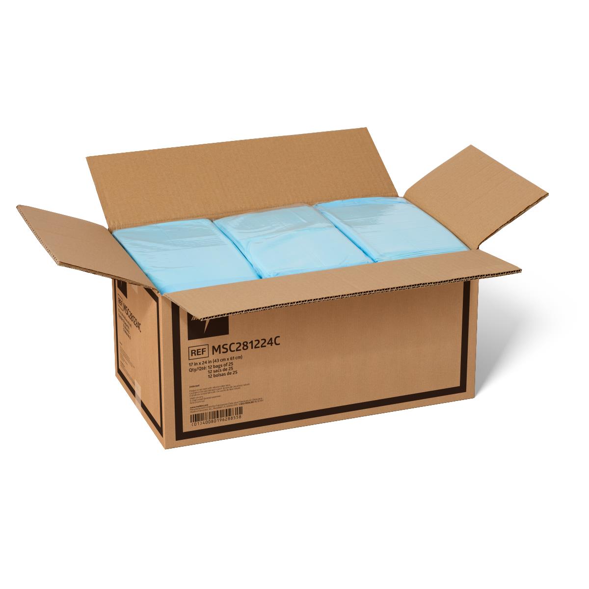 **Economy Underpad, 17x24 Inches - Waterproof Bed Pads for Incontinence, Elderly & Pets - Ideal for Home, Hospital & Travel Use**