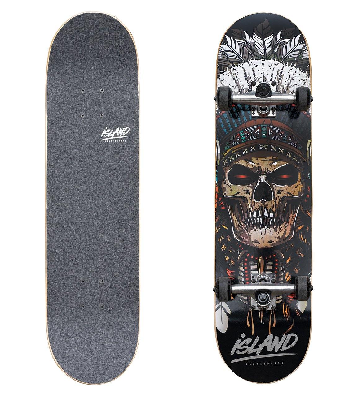 30'' Skate Island Rampboard - Durable Skateboard Ramp for Tricks & Stunts | Perfect for Backyard, Park & Street Skateboarding