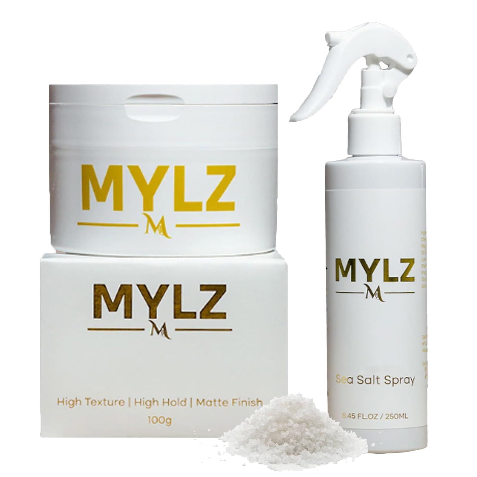 Mylz Sea Salt Spray for Men with Mango & Clay Texture Pack - Volumizing & Texturizing Hair Styling Spray for Beachy Waves & Matte Finish - Perfect for Daily Use, Beach Days & Styling Events
