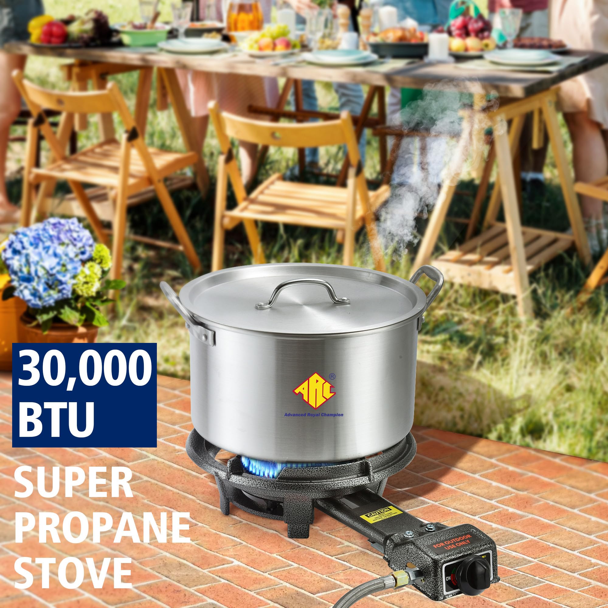 **ARC Outdoor Propane Burner Stove - 13