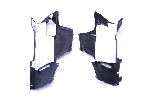 Bestem 100% Carbon Fiber Belly Pan for Ducati 848/1098/1198 - Plain Weave Motorcycle Protection - Perfect for Racing, Street Riding & Custom Bike Builds