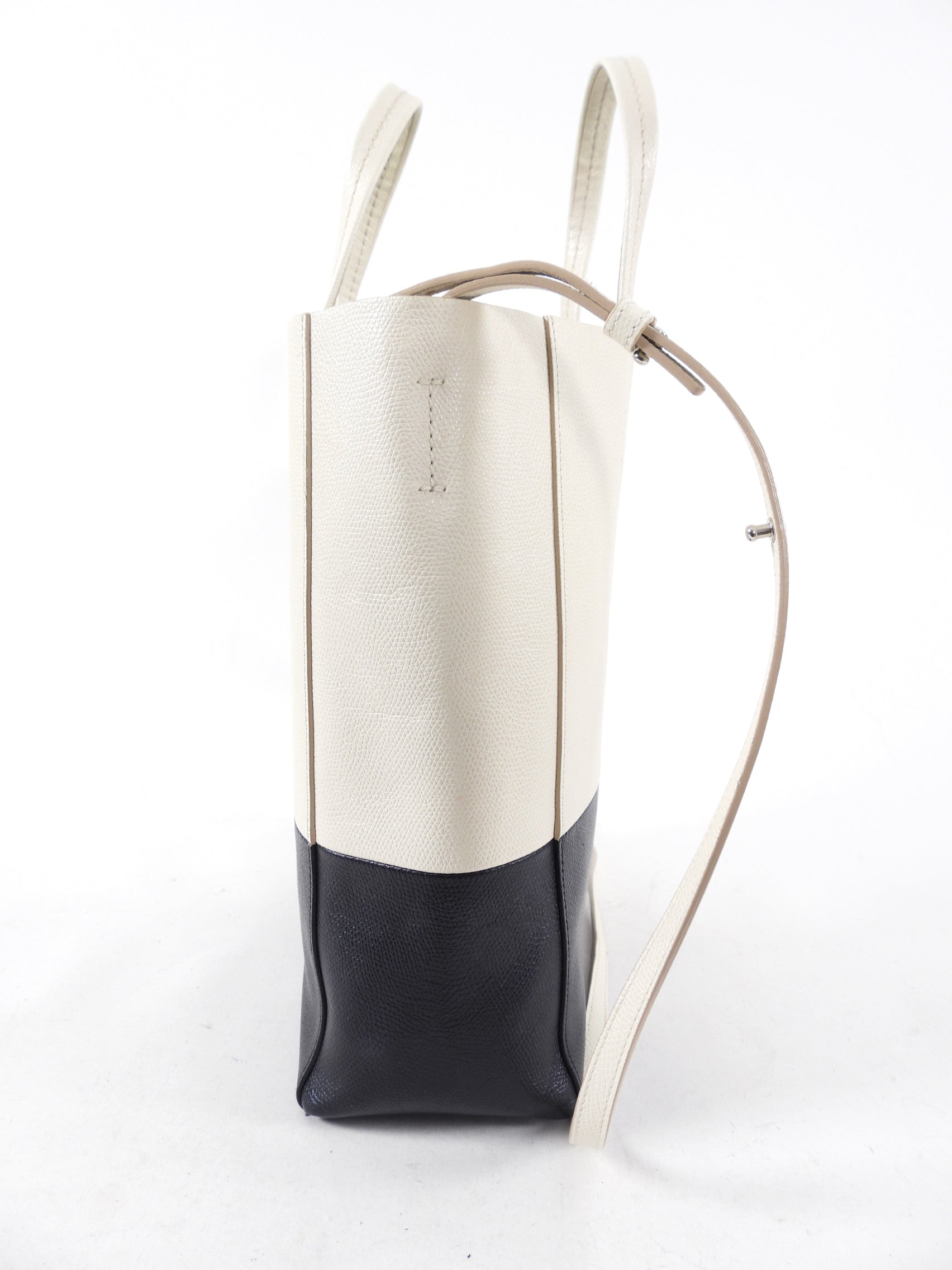 Celine Bicolor Vertical Cabas Small Tote Bag for Women | Luxury Leather Handbag | Perfect for Work, Travel & Everyday Use