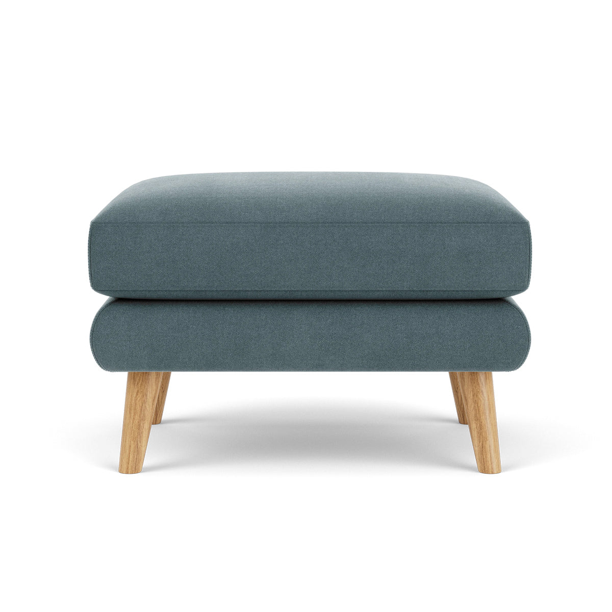 George Fabric Ottoman - Stylish and Comfortable Footrest, Storage Bench for Living Room, Bedroom, or Office - Perfect for Relaxing, Extra Seating & Home Organization