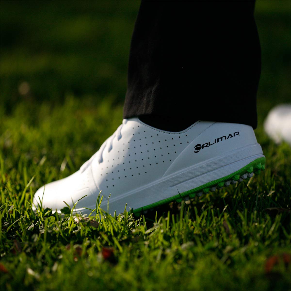 Orlimar Men's Spikeless Golf Shoes - Lightweight Comfort for Walking & Practice - Perfect for Driving Range & Casual Golf Outings