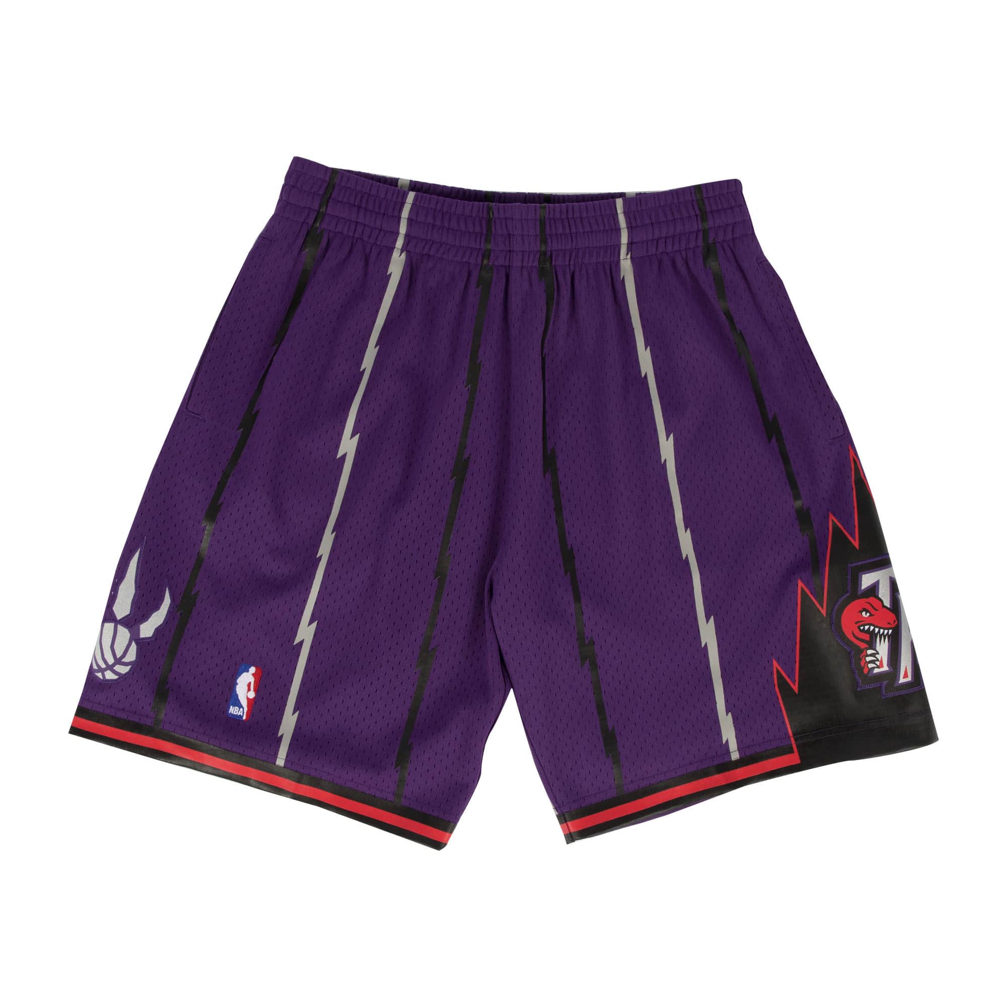 Authentic 98-99 Toronto Raptors Swingman Shorts - Vintage NBA Basketball Jersey Shorts for Men - Perfect for Games, Collecting & Streetwear Fashion