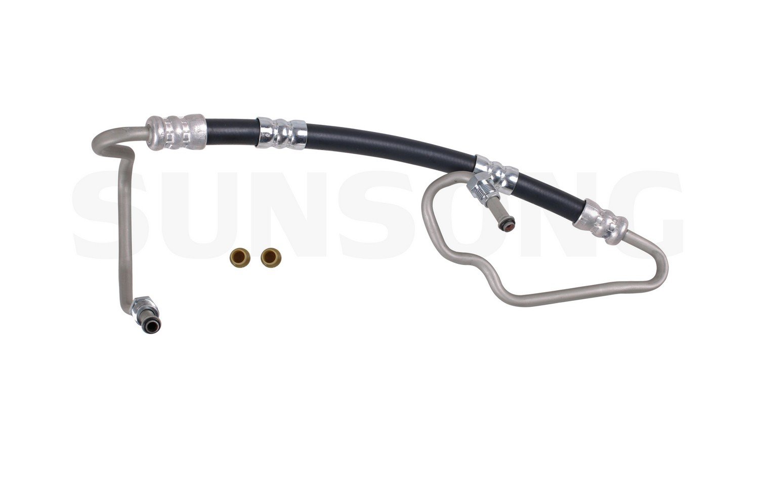 Sunsong 3402869 Power Steering Pressure Line Hose Assembly - Standard Replacement for Smooth Steering Performance | Perfect for Ford, Chevy, Dodge Trucks & SUVs