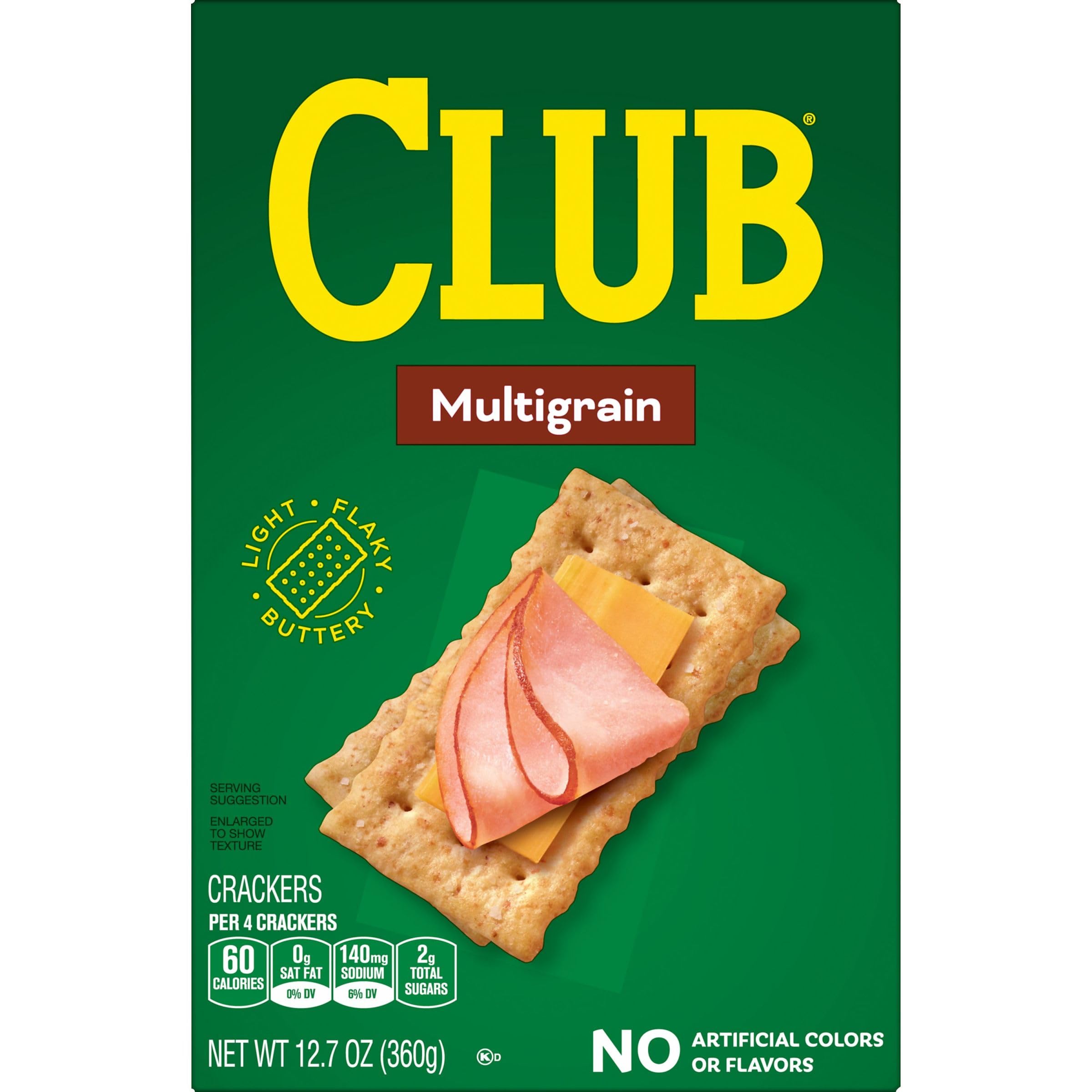 Club Crackers Multigrain Snacks - 12.7oz Box (Pack of 1) | Perfect for Lunchboxes, Office Snacks & After-School Treats