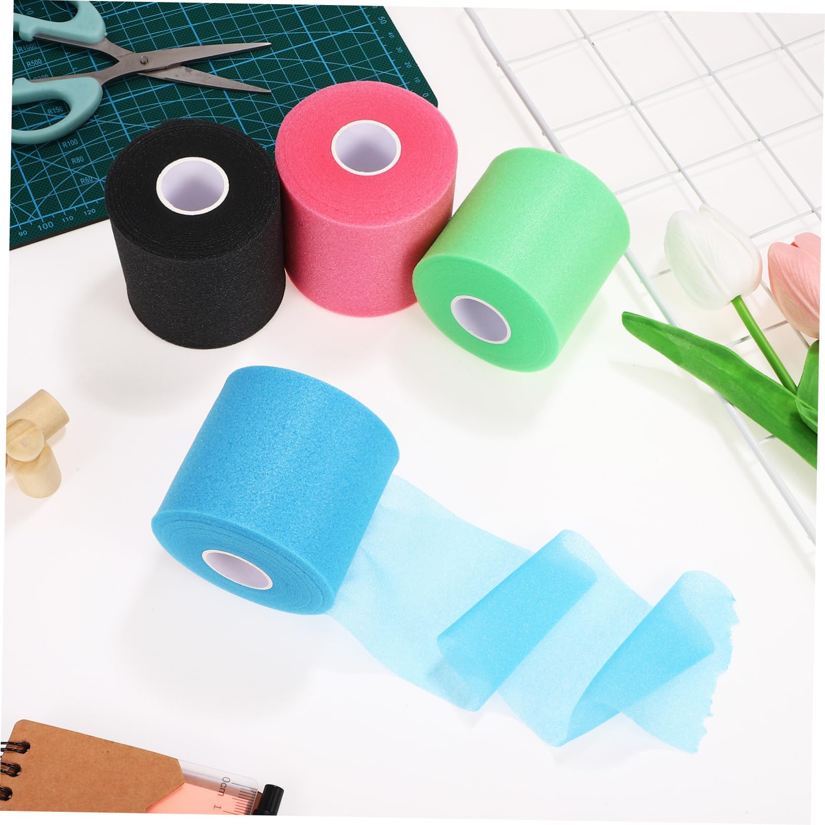 **Gatuida Athletic Tape Wrist Wrap – Soft Sponge Pre-Wrap Tape for Sports, Large Size, Comfortable Fit – Ideal for Basketball, Weightlifting & Injury Support**