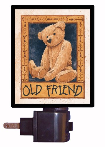 Bear Night Light - Cute Teddy Bear LED Night Light for Kids Room, Nursery, Bedroom | Warm White Dimmable Nightlight for Children, Babies & Adults