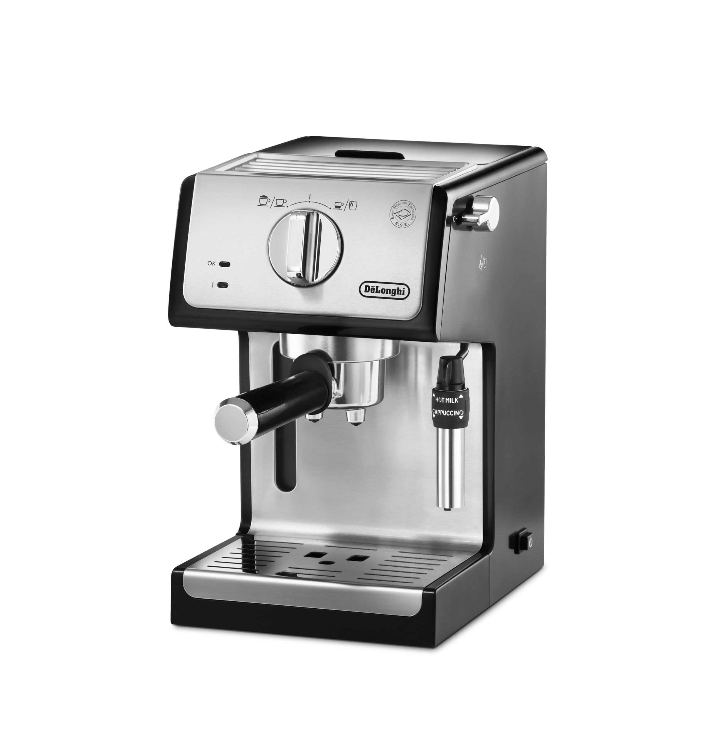 De'Longhi ECP35.31 Traditional Barista Pump Espresso Machine - Professional Coffee & Cappuccino Maker for Home Use, Black | Perfect for Espresso Lovers & Entertaining Guests