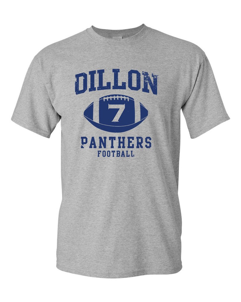 **Dillon 7 Retro Sports Novelty DT Adult T-Shirt - Vintage Athletic Style Tee for Men & Women (Small, Sports Gray) - Perfect for Casual Wear, Sports Events & Retro Fashion**