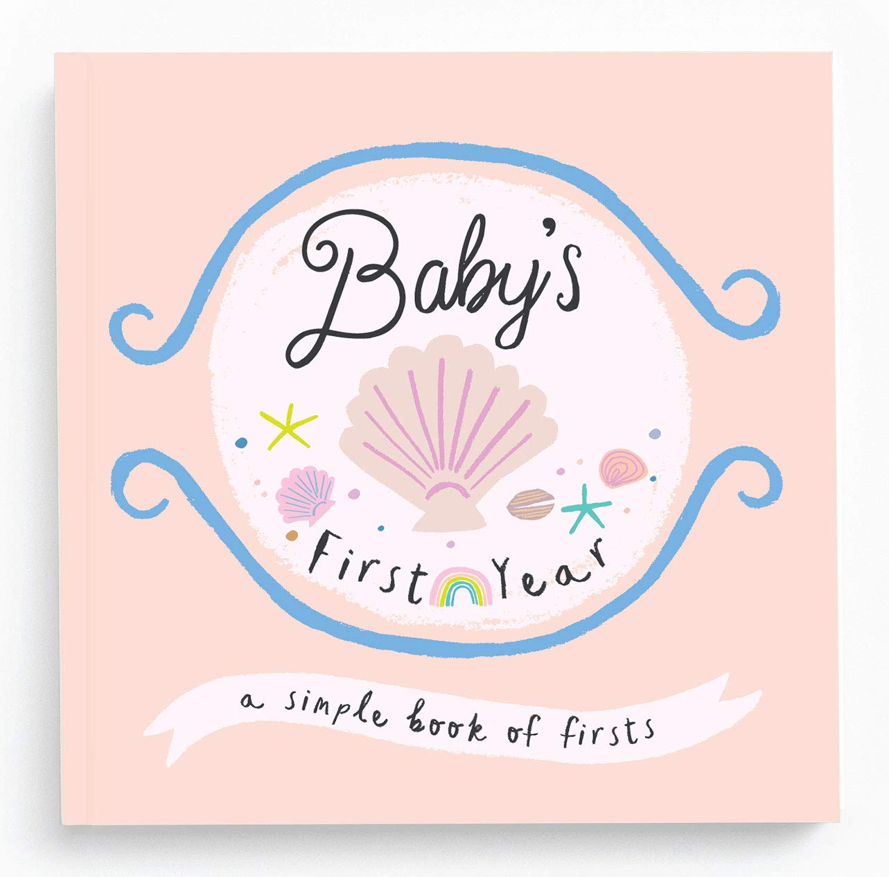 Lucy Darling Little Beach Babe Memory Book - First 5 Years Baby Journal, Photo Album & Scrapbook for Girls | Unique Keepsake Baby Book & Milestone Diary | Perfect Gift for New Moms, Busy Parents | Capture Beach Memories, First Steps & Special Moments